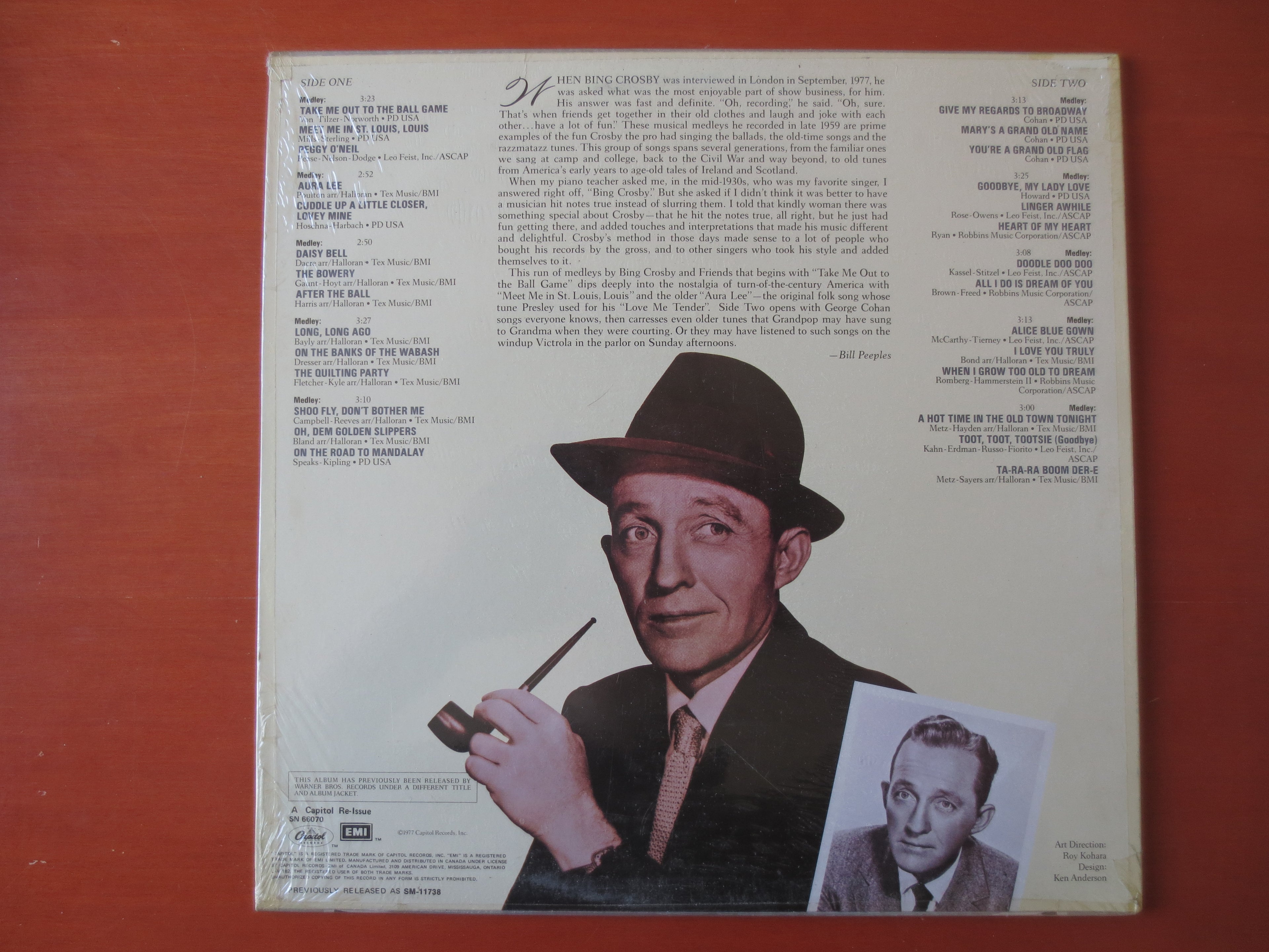 Bing Crosby – Crosby Classics (1977) Vinyl LP