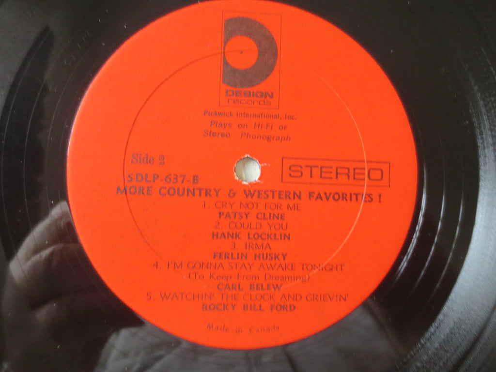 More Country & Western Favorites (1969) Vinyl LP