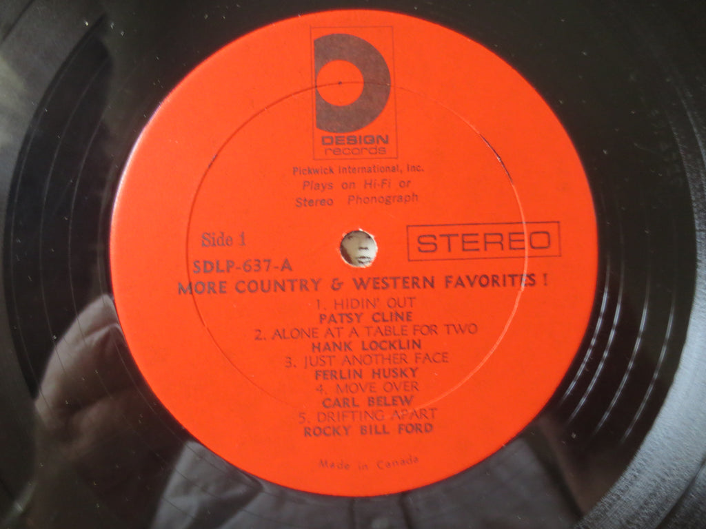 More Country & Western Favorites (1969) Vinyl LP