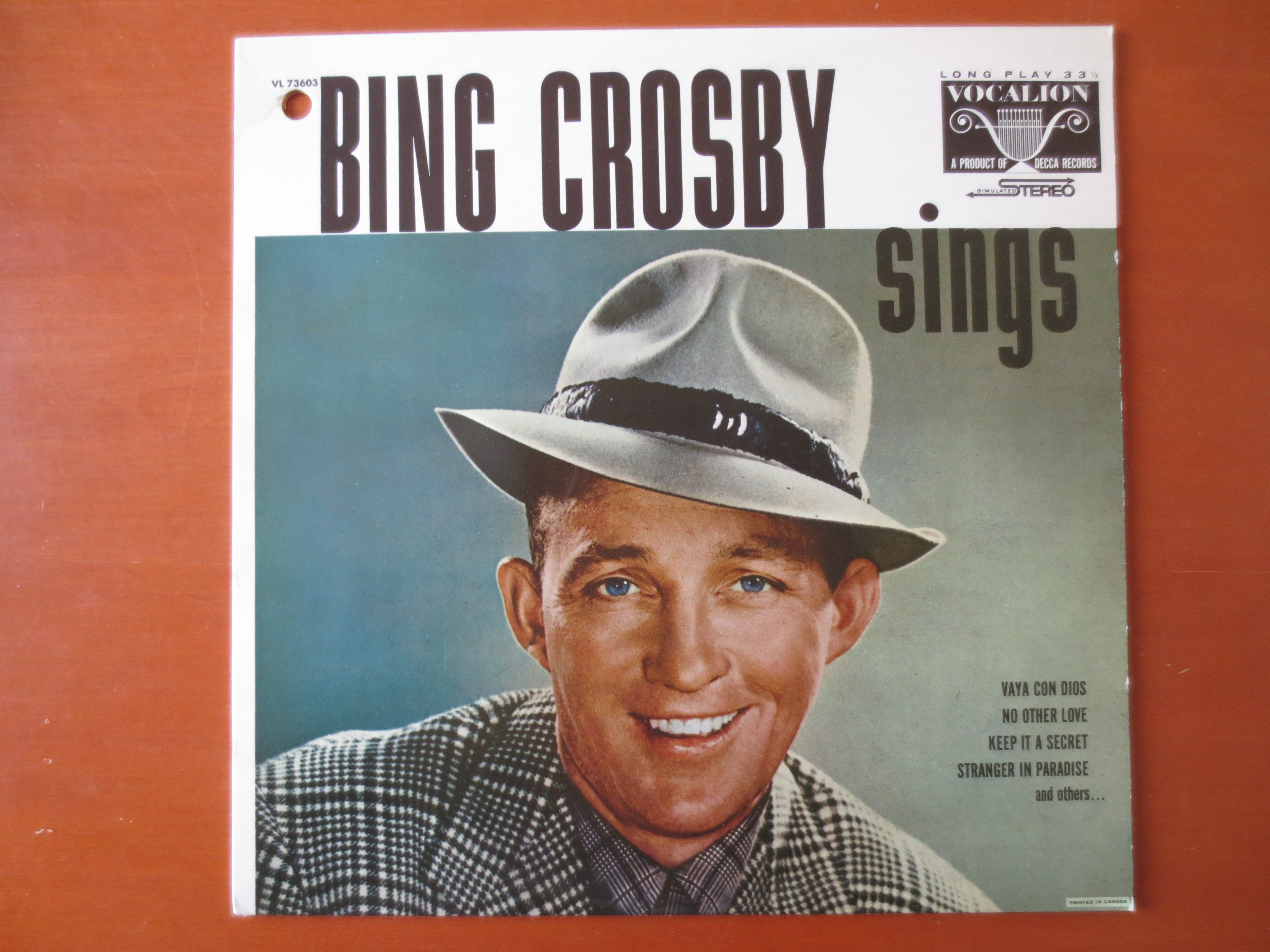 Bing Crosby – Bing Crosby Sings (1973) Vinyl LP