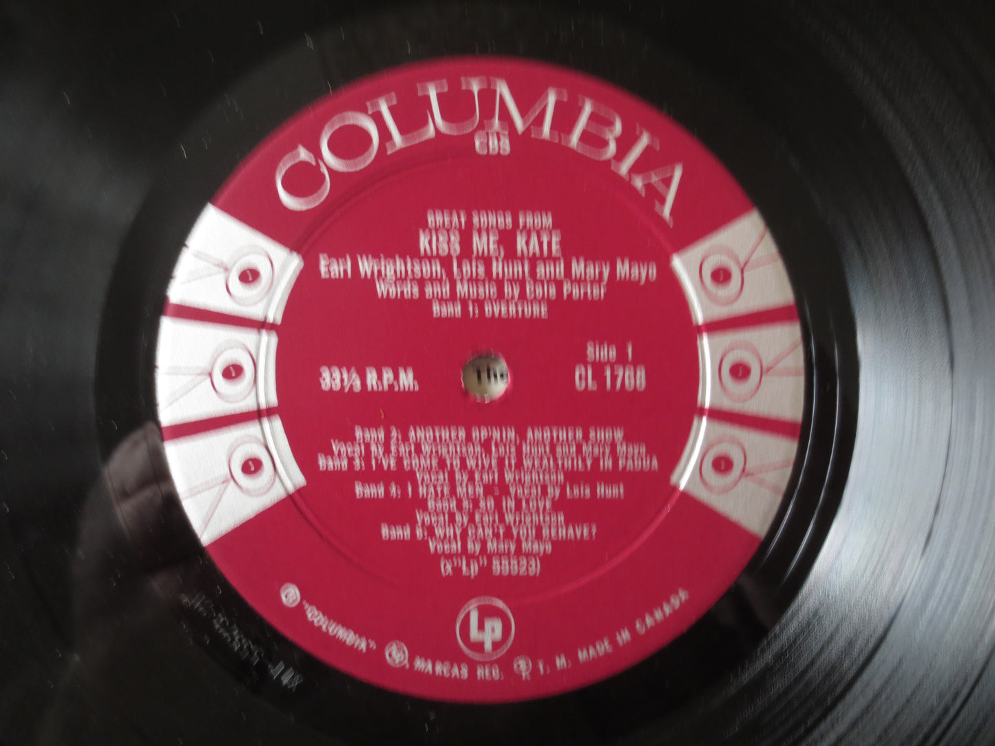 KISS ME KATE, Lois Hunt Records, Mary Mayo Records, Lps, Vintage Vinyl, Record Vinyl, Records, Vinyl Records, 1962 Records