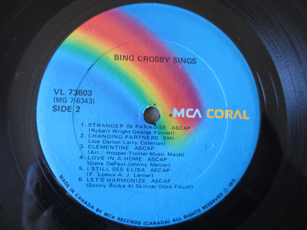 Bing Crosby – Bing Crosby Sings (1973) Vinyl LP