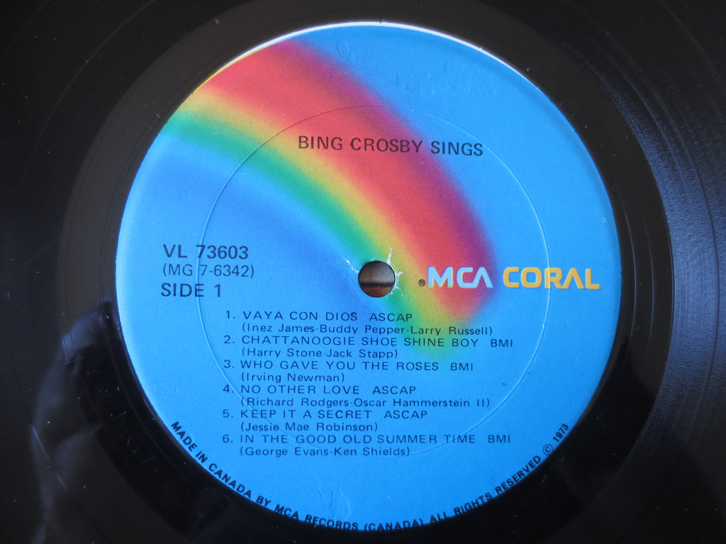 Bing Crosby – Bing Crosby Sings (1973) Vinyl LP