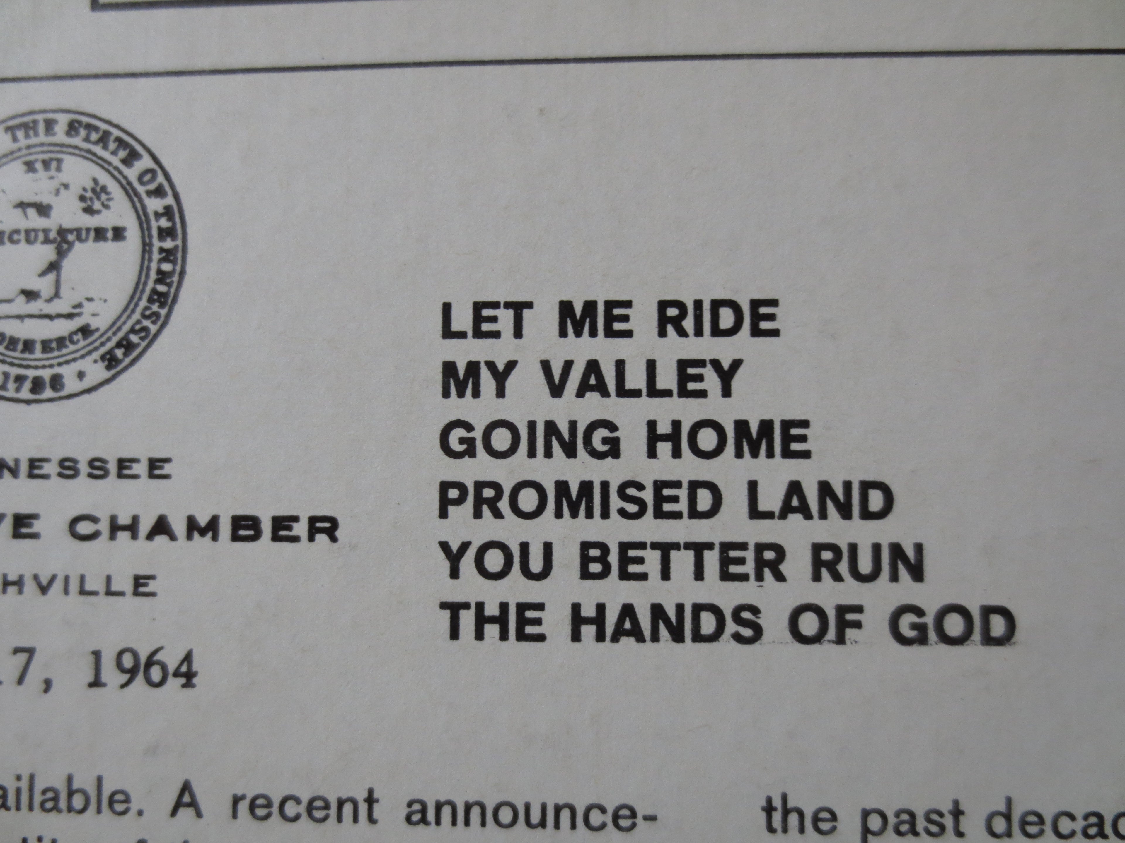The Jordanaires – This Land (1964) Vinyl LP