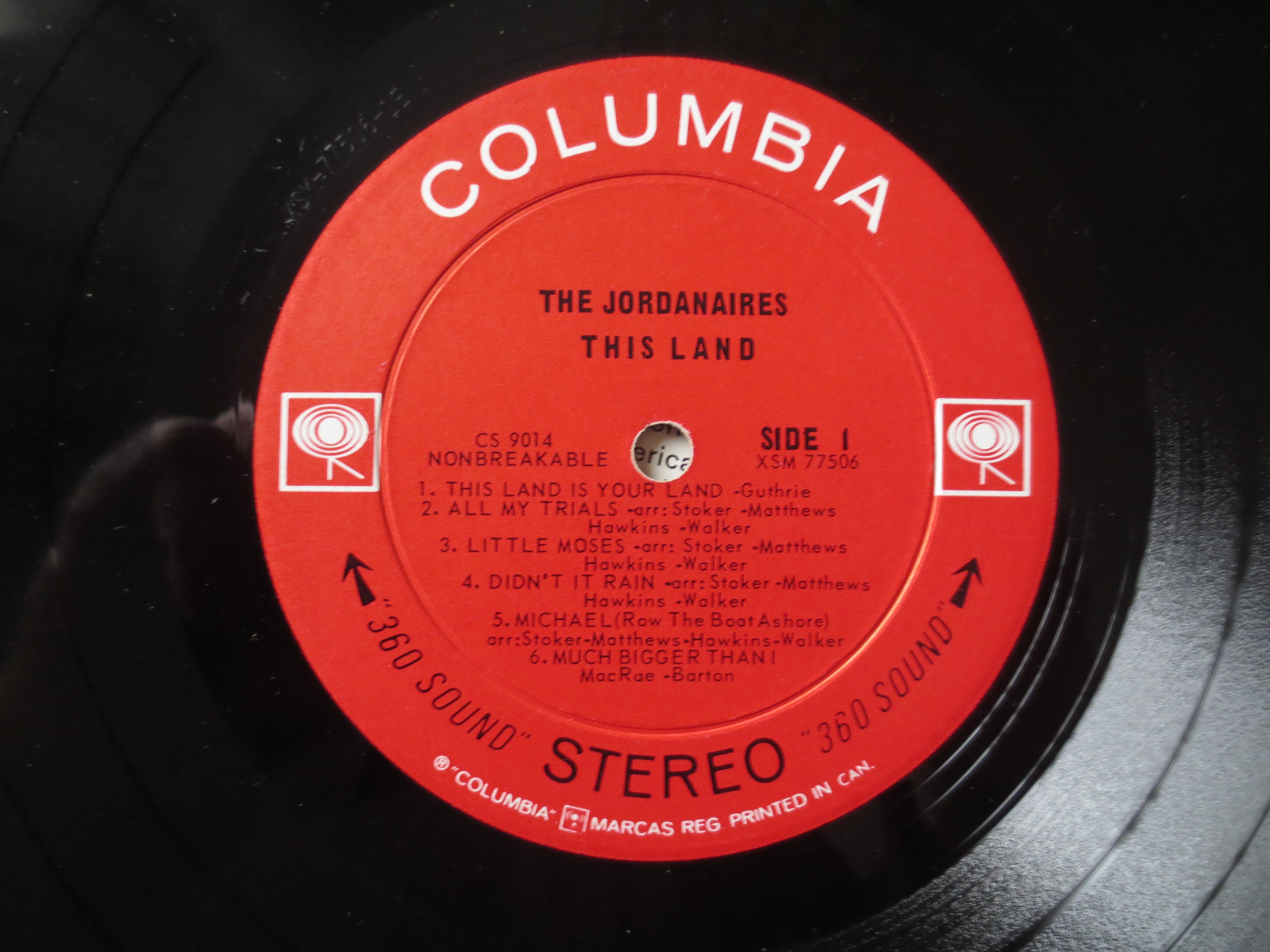 The Jordanaires – This Land (1964) Vinyl LP