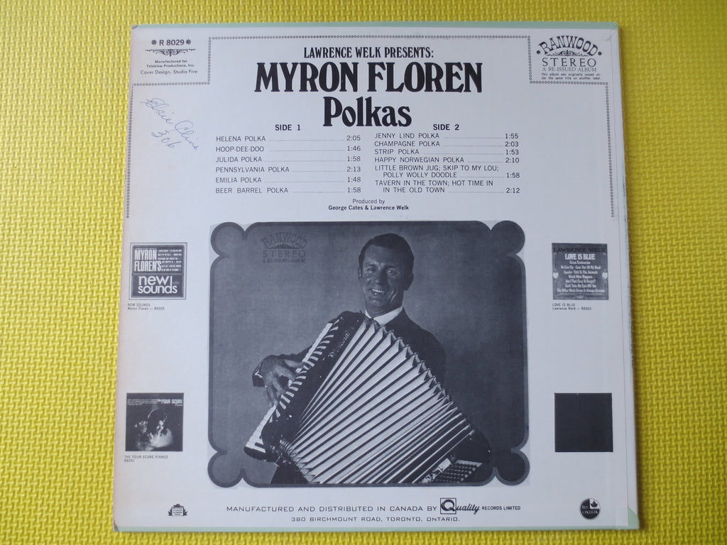 Myron Floren – Polkas (1968) Vinyl LP