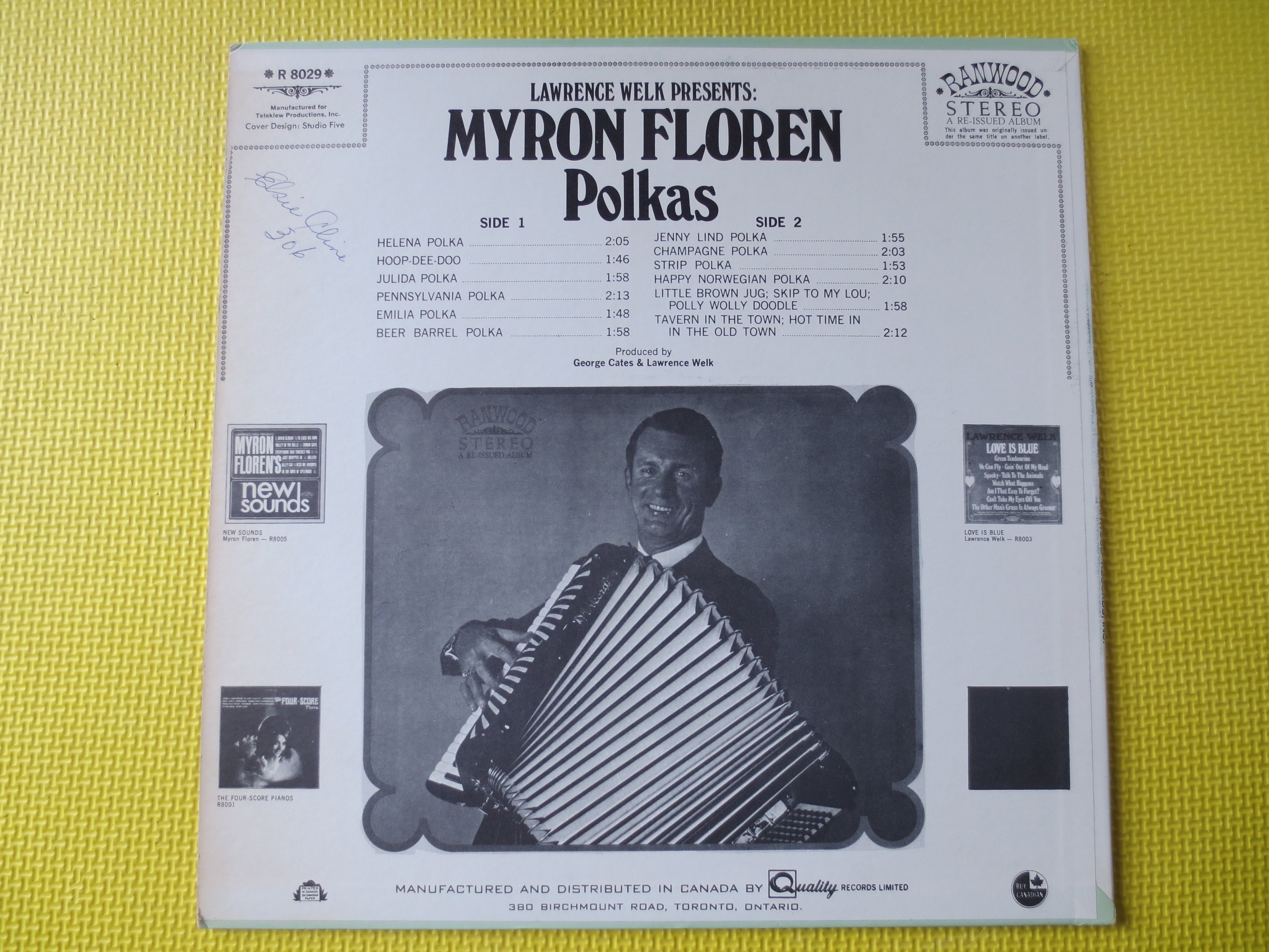 Myron Floren – Polkas (1968) Vinyl LP
