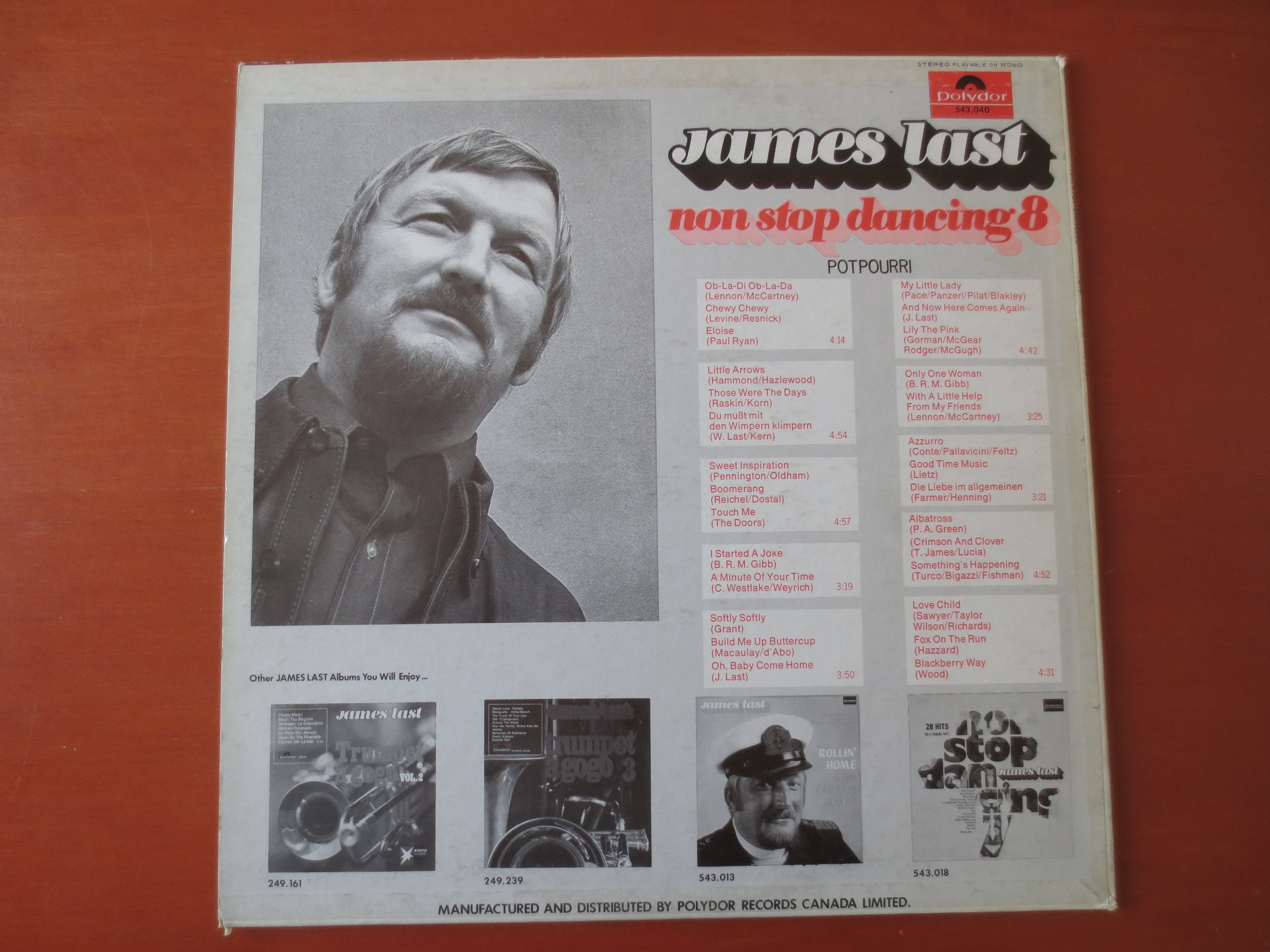 James Last – Non Stop Dancing 8 (1969) Vinyl LP