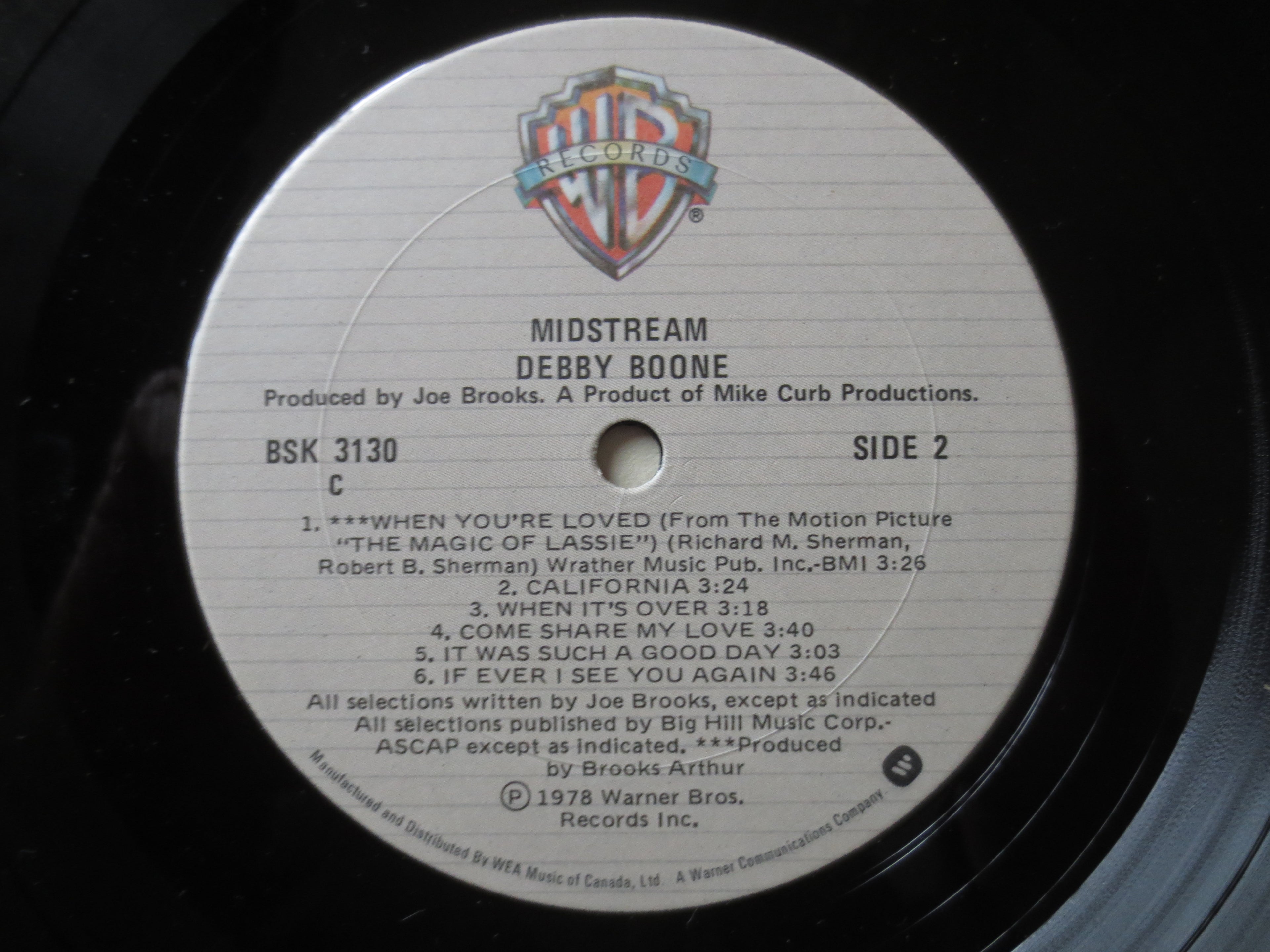 Debby Boone – Midstream (1978) Vinyl LP