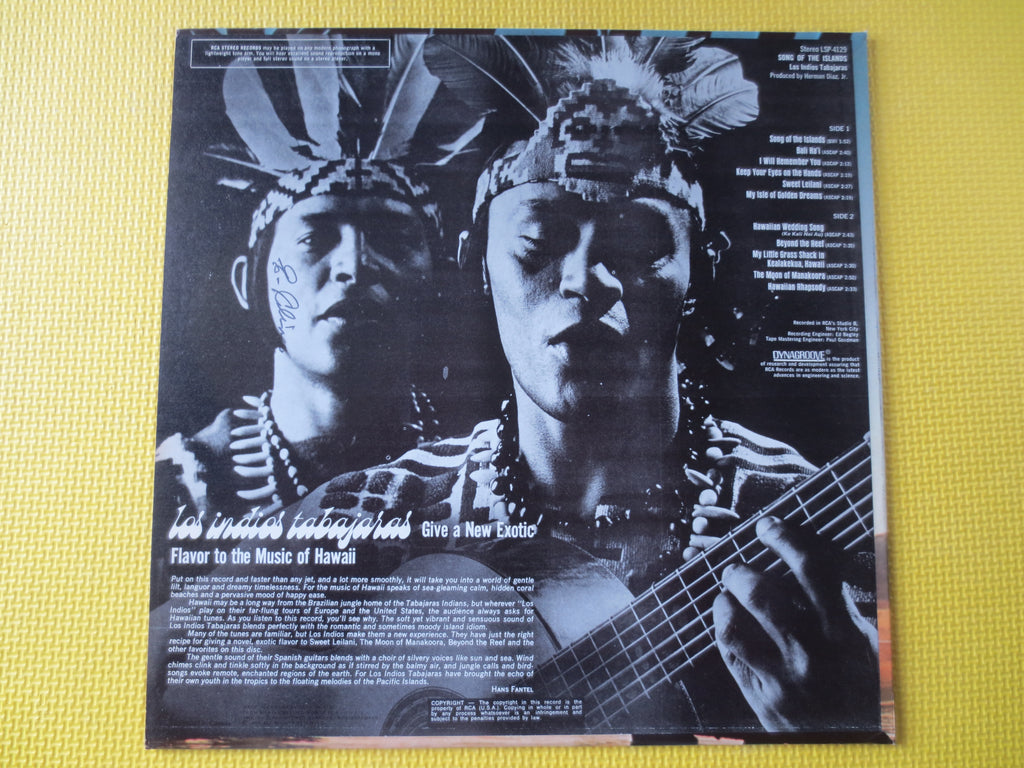 Los Indios Tabajaras – Song of the Islands (1969) Vinyl LP