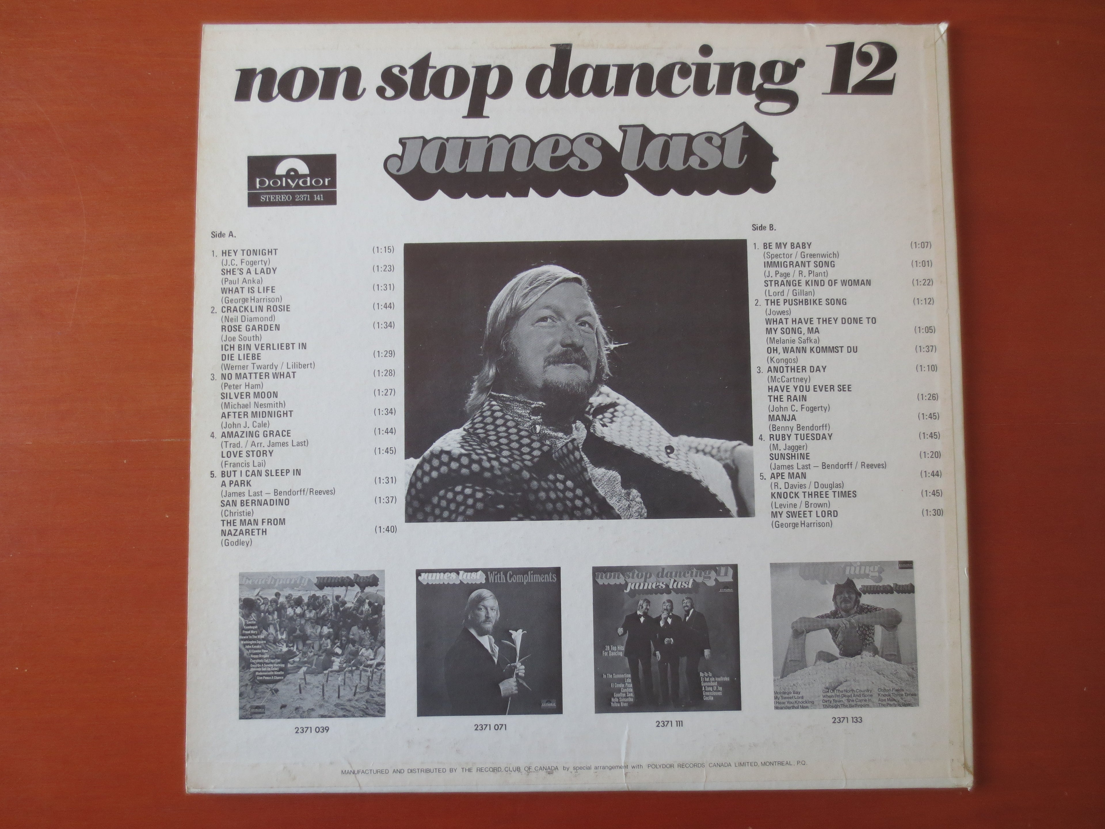 James Last – Non Stop Dancing 12 (1971) Vinyl LP