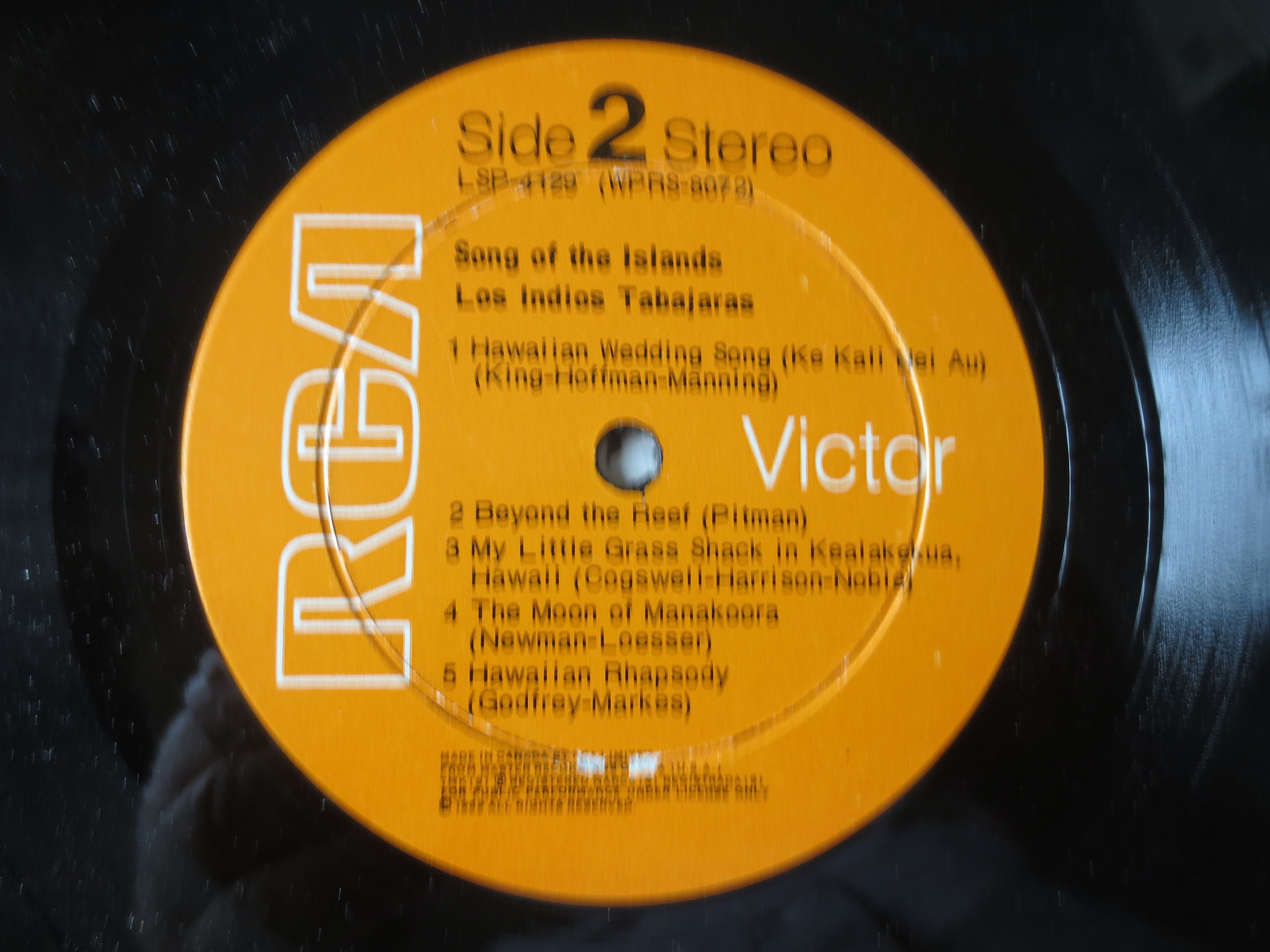 Los Indios Tabajaras – Song of the Islands (1969) Vinyl LP