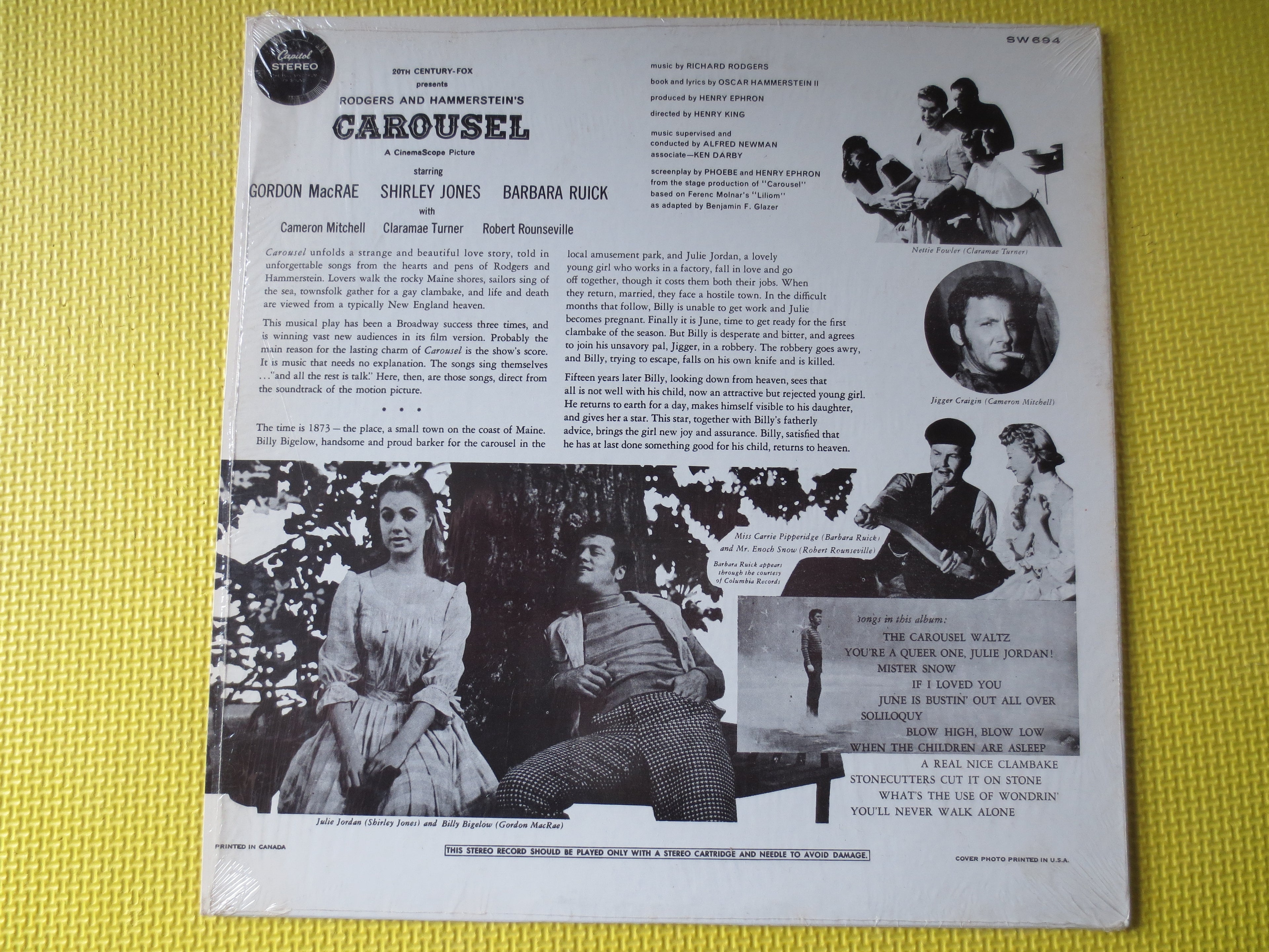 Carousel – Original Movie Soundtrack (1956) Vinyl LP