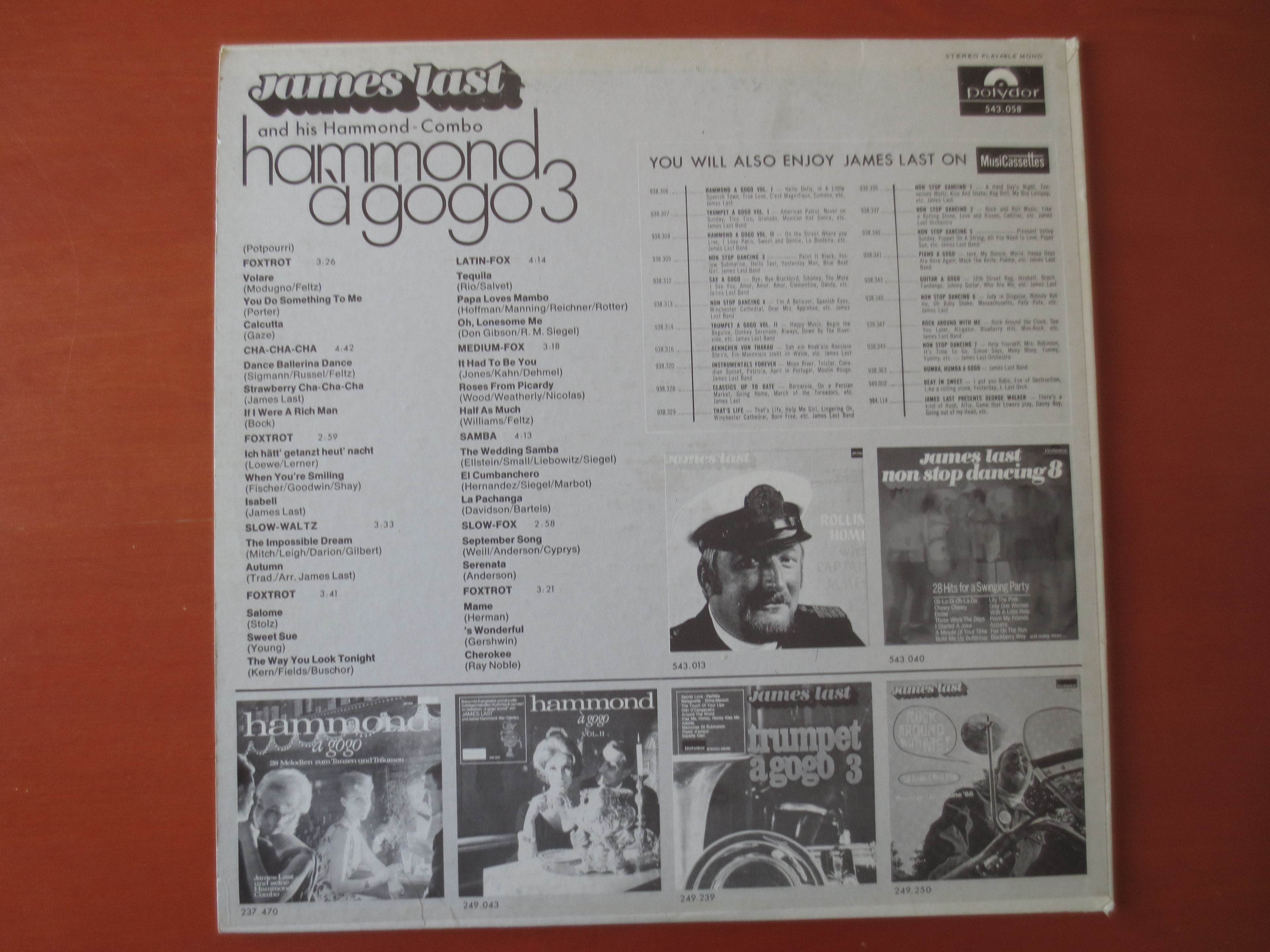 James Last – Hammond à Go Go Volume III (1969) Vinyl LP