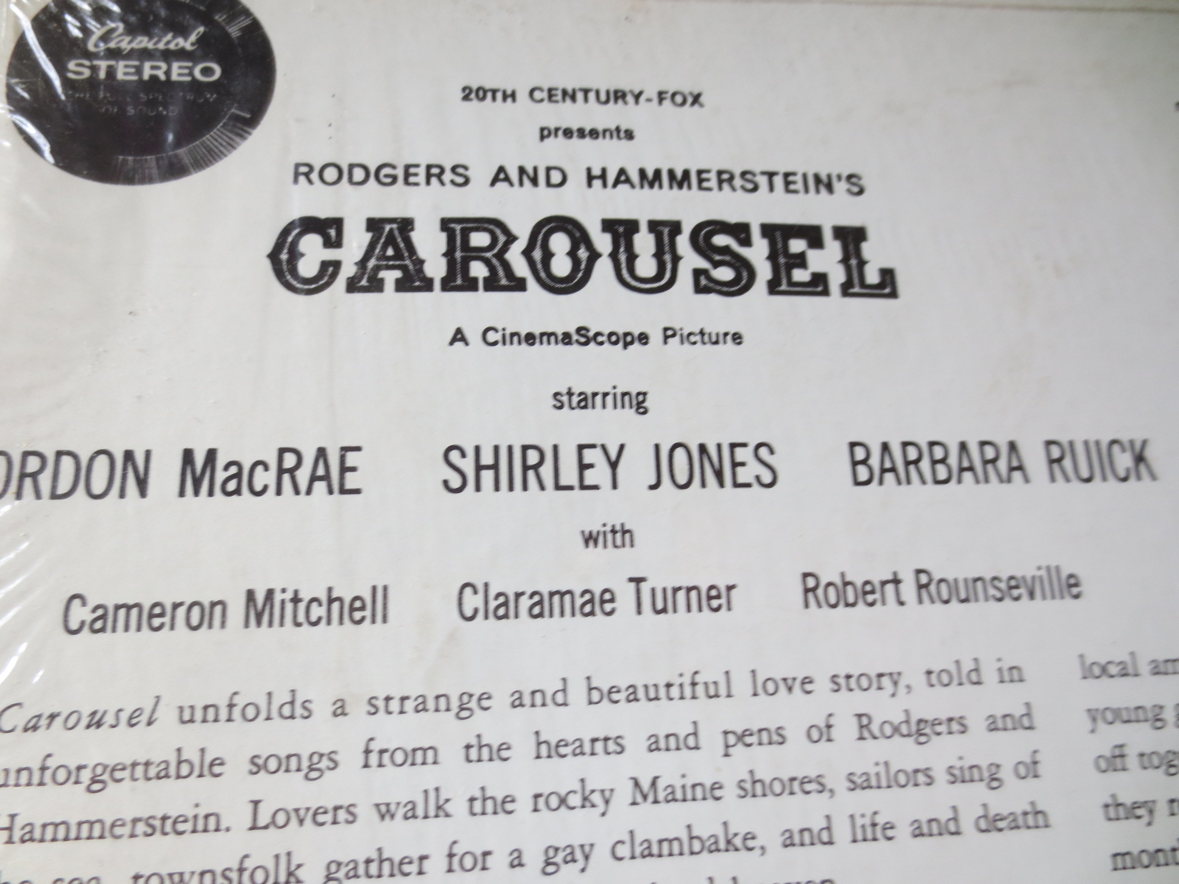Carousel – Original Movie Soundtrack (1956) Vinyl LP