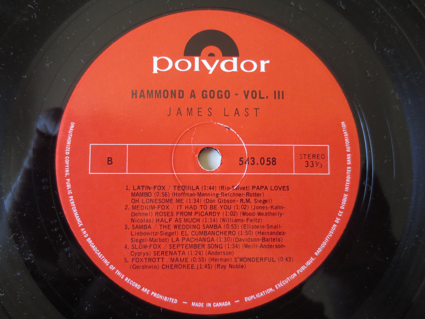JAMES LAST, HAMMOND a'GoGo, James Last Records, James Last Albums, Vintage Vinyl, James Last Vinyl, Vinyl Lps, 1969 Records