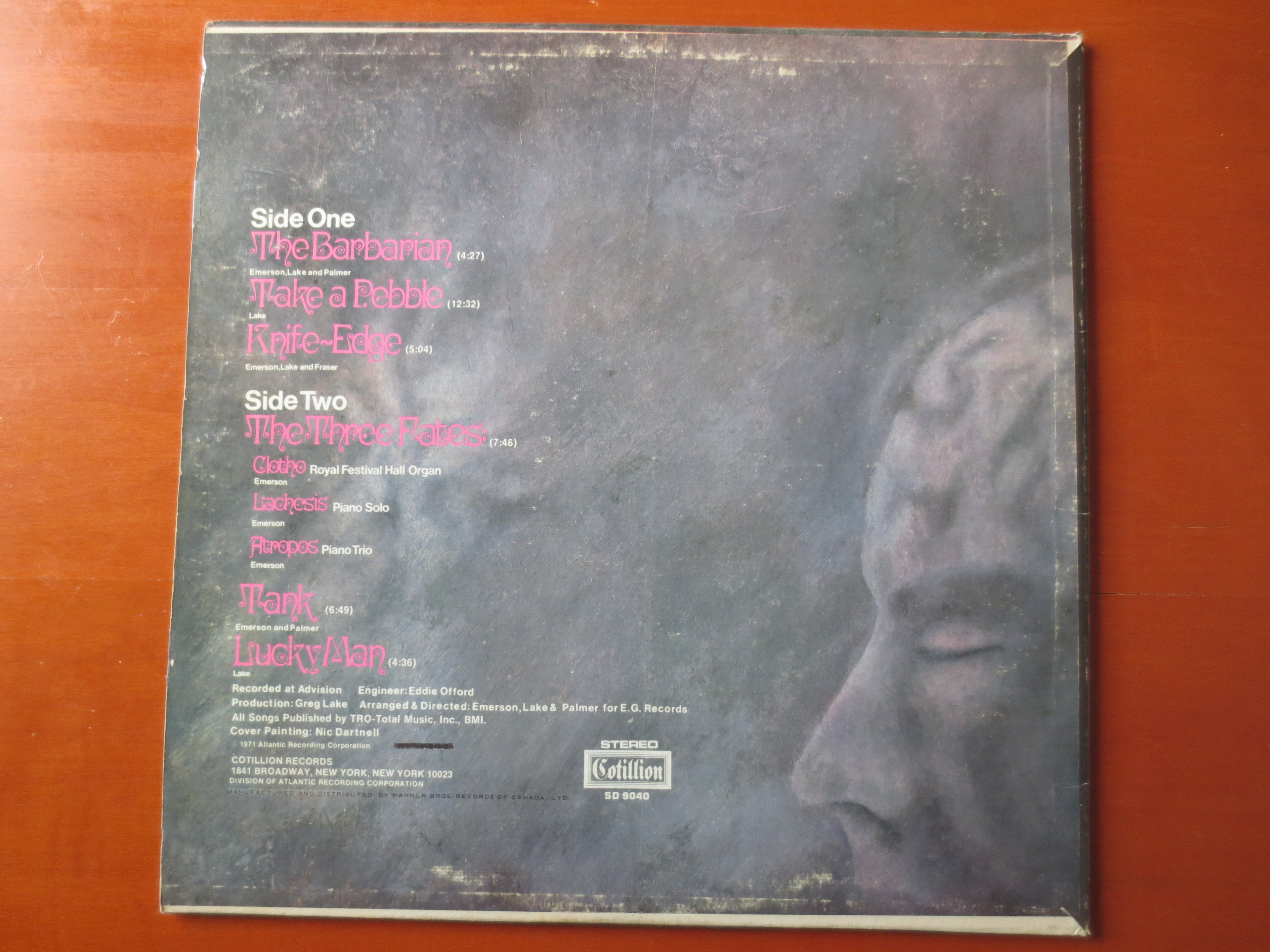 Emerson, Lake & Palmer – Emerson, Lake & Palmer (1970) [Vinyl LP]