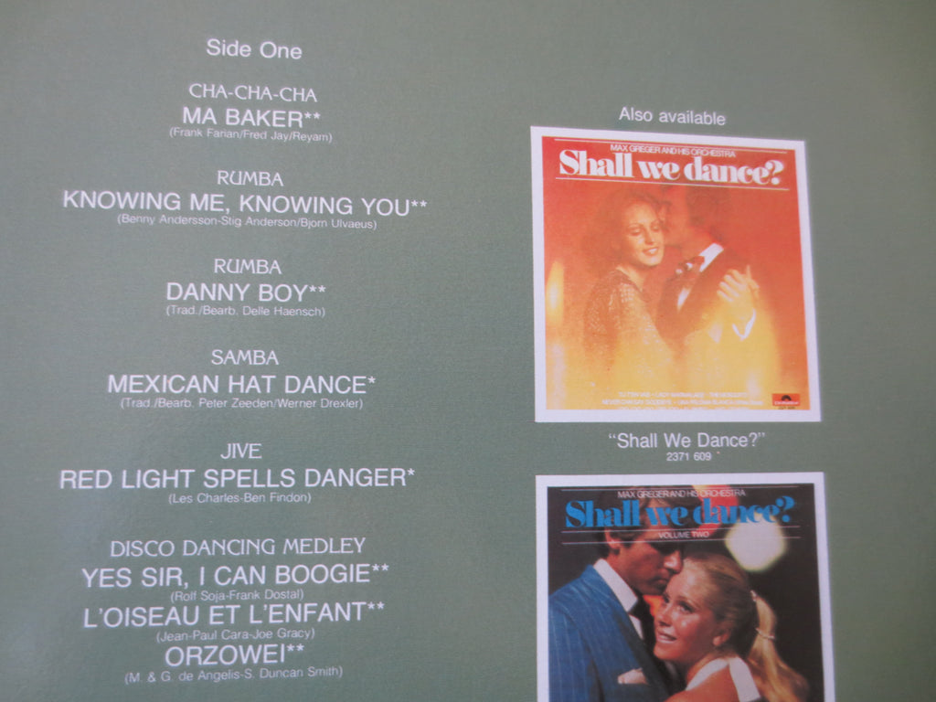 Max Greger – Shall We Dance Volume Three (1971) Vinyl LP