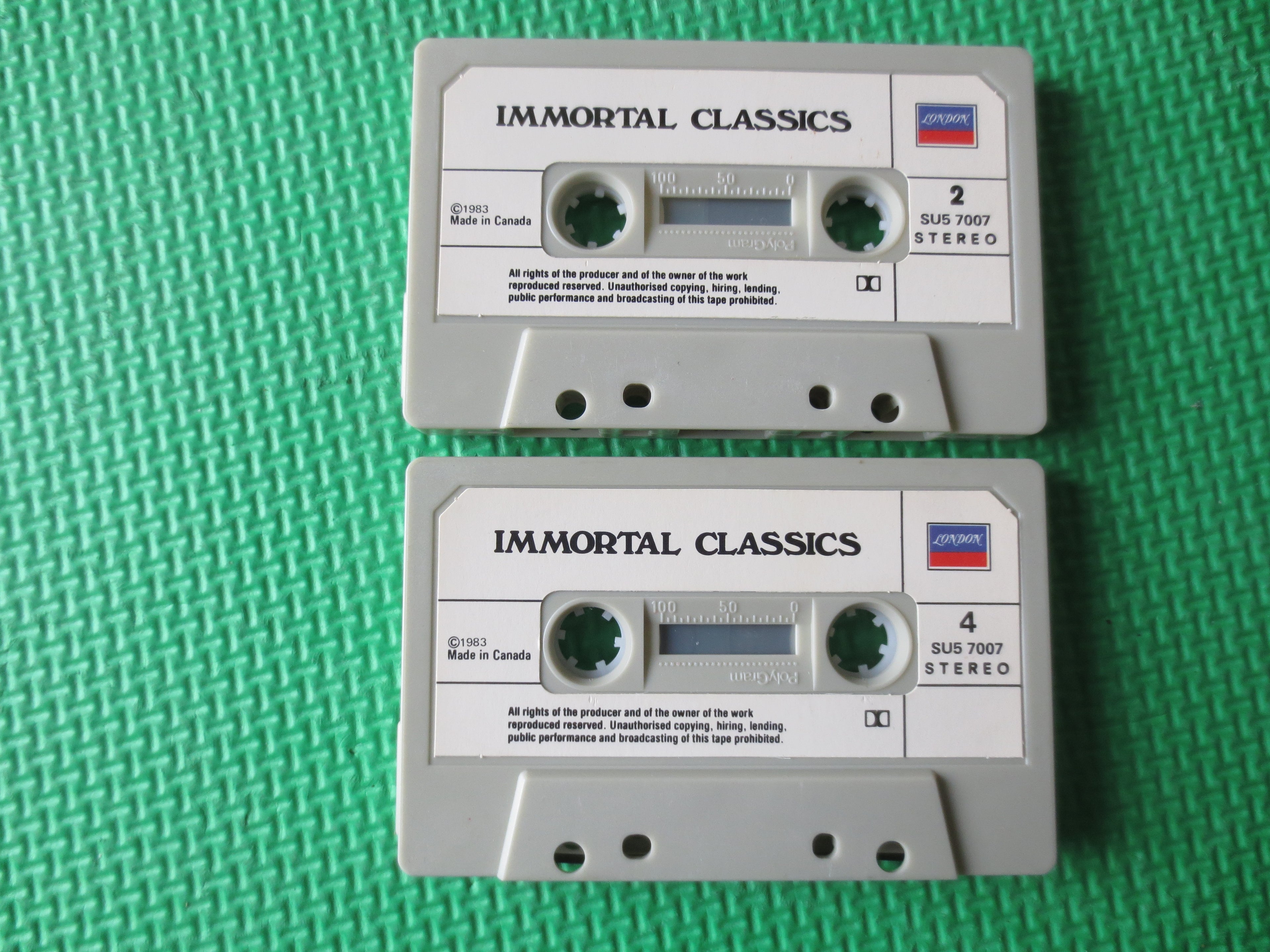 Immortal Classics (1983) Double Cassette Set