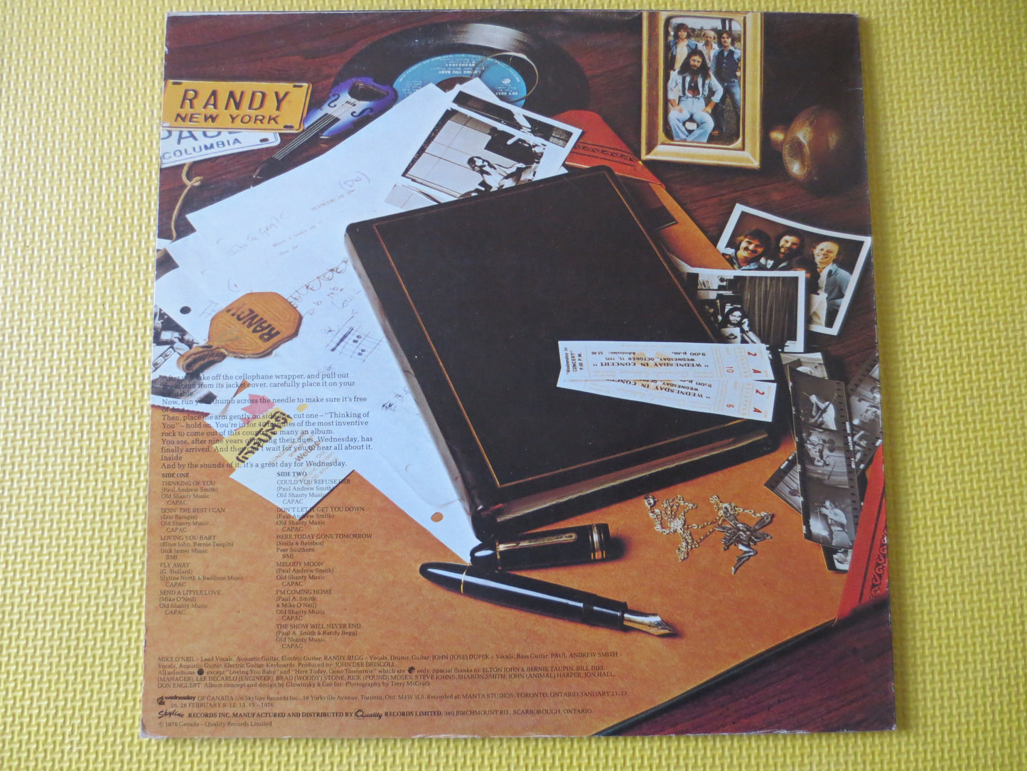 WEDNESDAY, LOVING You Baby, WEDNESDAY Albums, Wednesday Records, Wednesday Lps, Rock Records, Rock Albums, Lp, 1976 Records