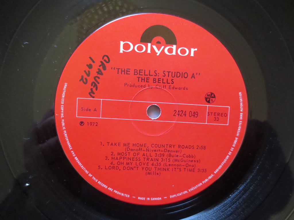 The Bells – The Bells Studio A (1972) Vinyl LP