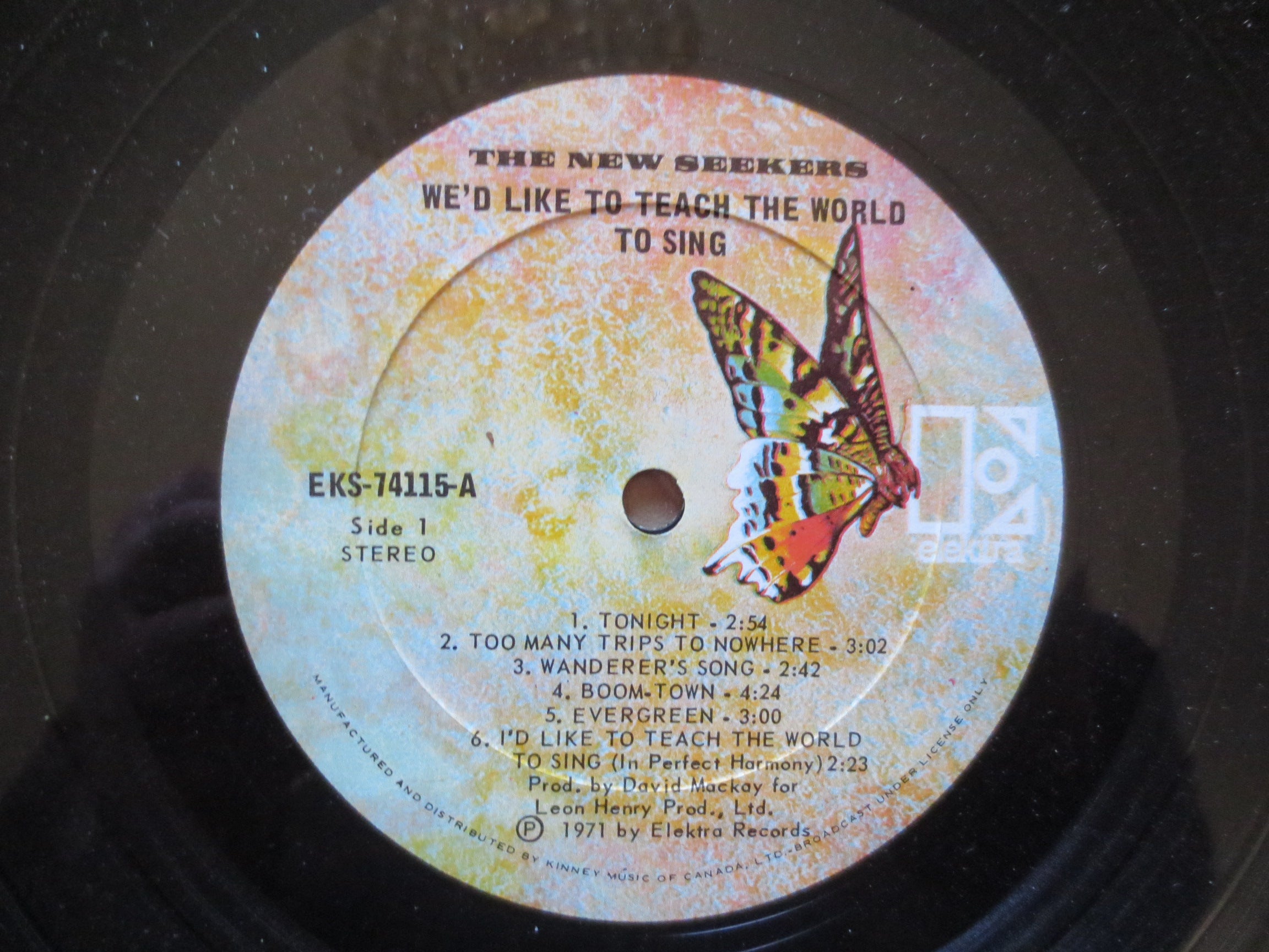 The New Seekers – We'd Like to Teach the World to Sing (1971) [Vinyl LP]