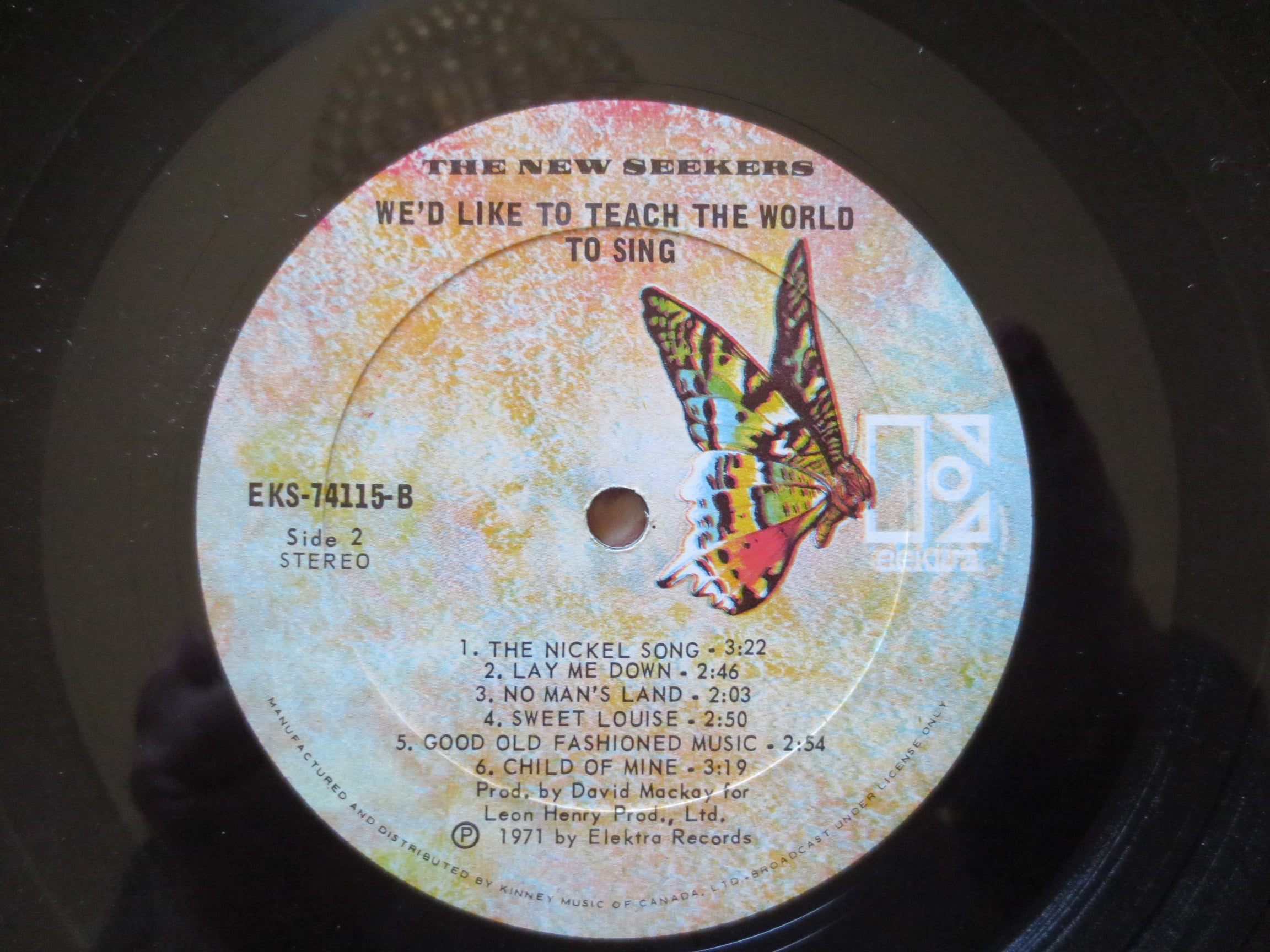 The New Seekers – We'd Like to Teach the World to Sing (1971) [Vinyl LP]