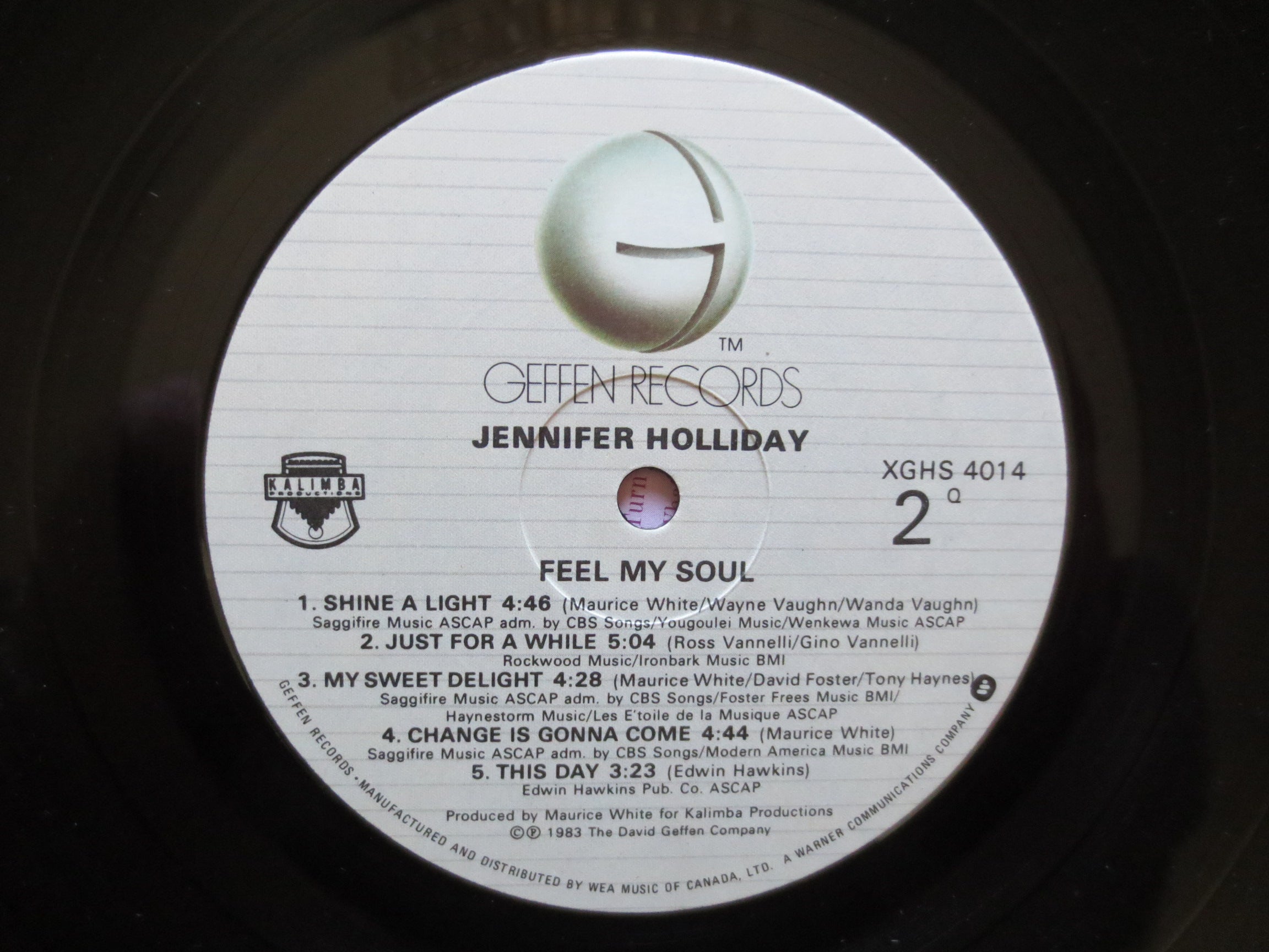 Jennifer Holliday – Feel My Soul (1983) Vinyl LP