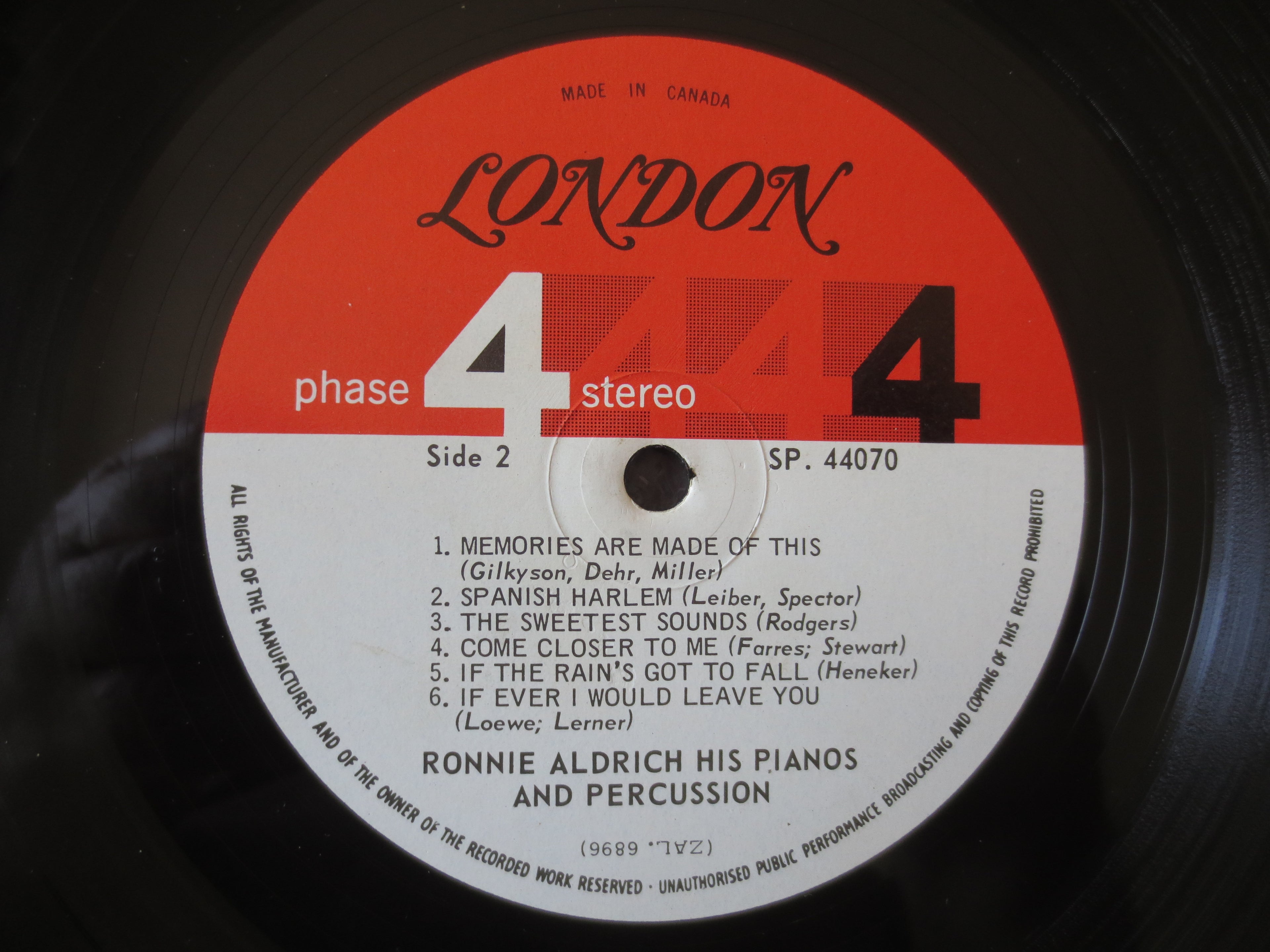 That Aldrich Feeling (1965) Vinyl LP