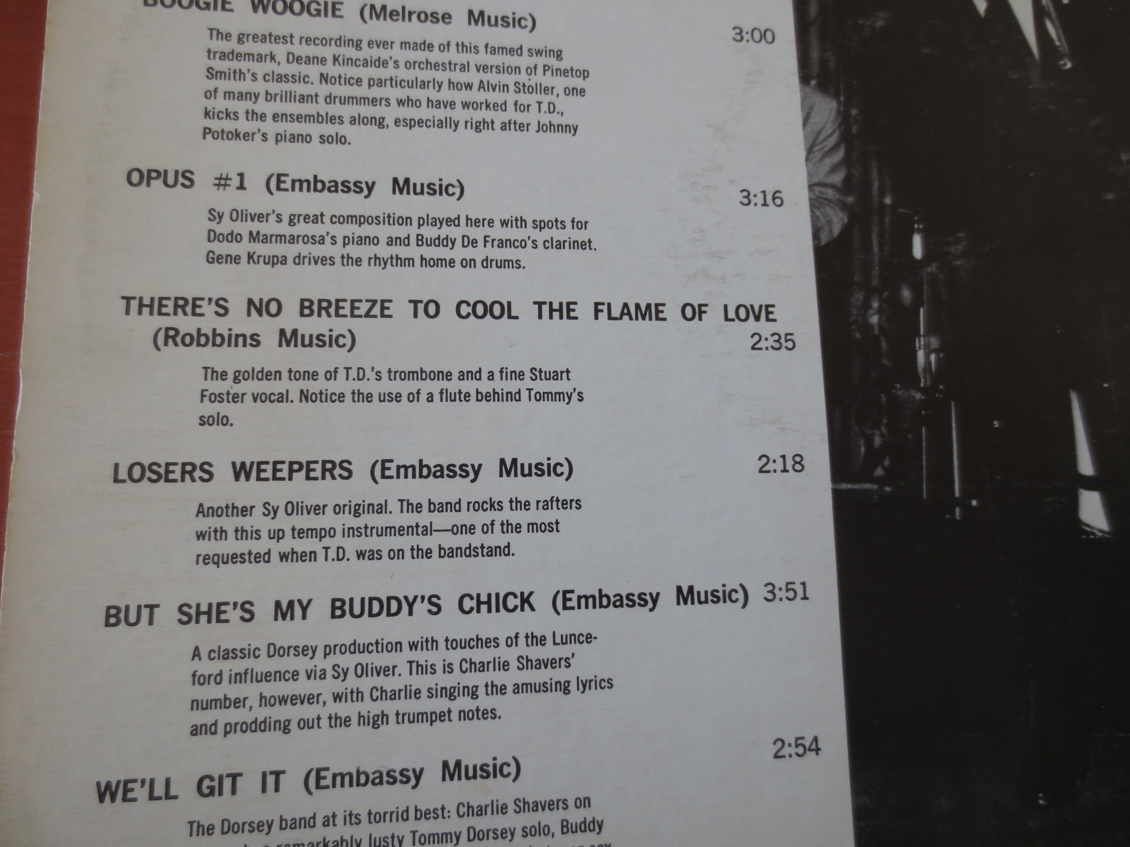 Tommy Dorsey & His Orchestra – The Great Tommy Dorsey (1973) Vinyl LP