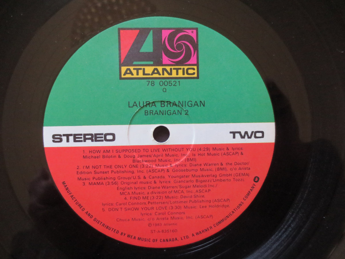 Laura Branigan – Branigan 2 (1983) Vinyl LP