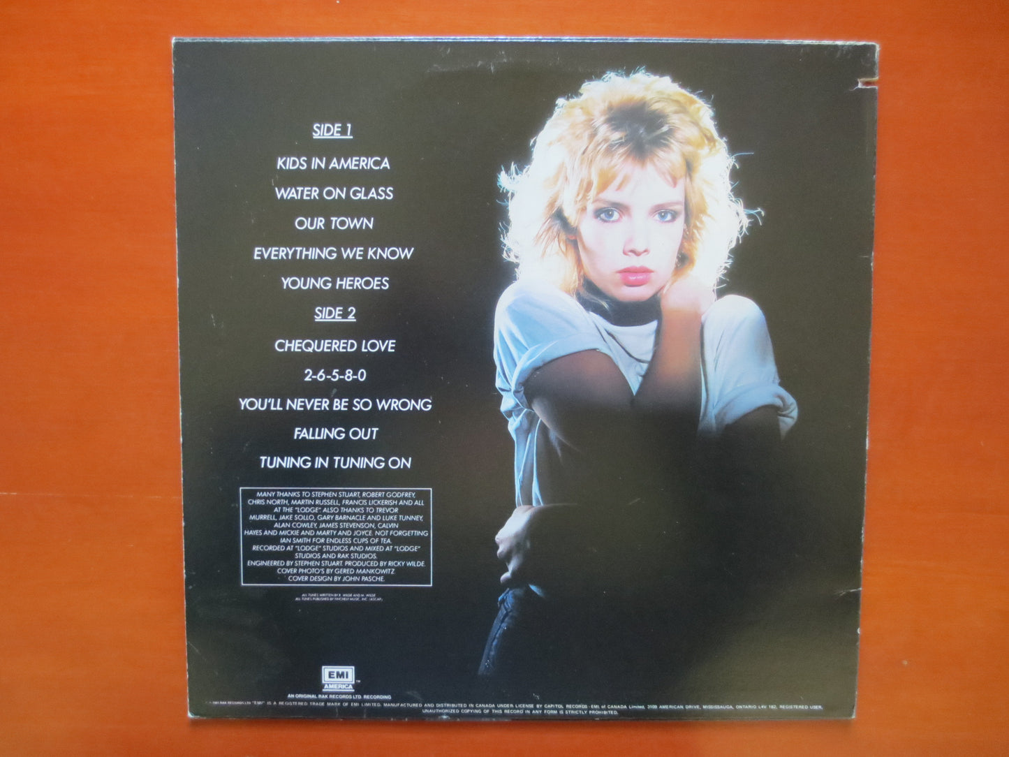 KIM WILDE, Kim WILDE Album, Kim Wilde Vinyl, Kim Wilde Lp, Pop Album, Vintage Vinyl, Pop Vinyl, Vinyl, 1981 Records