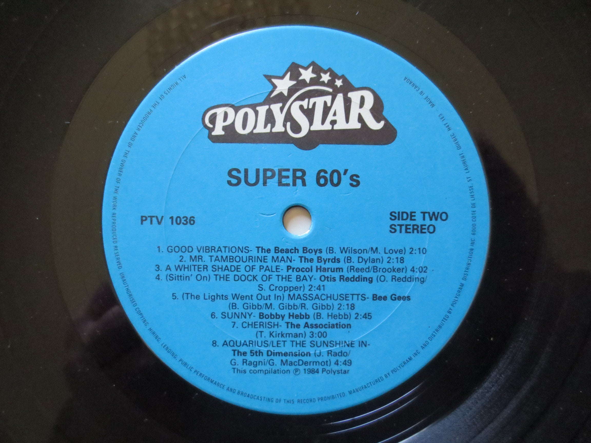 Super 60s: Original Artists (1984) Vinyl LP