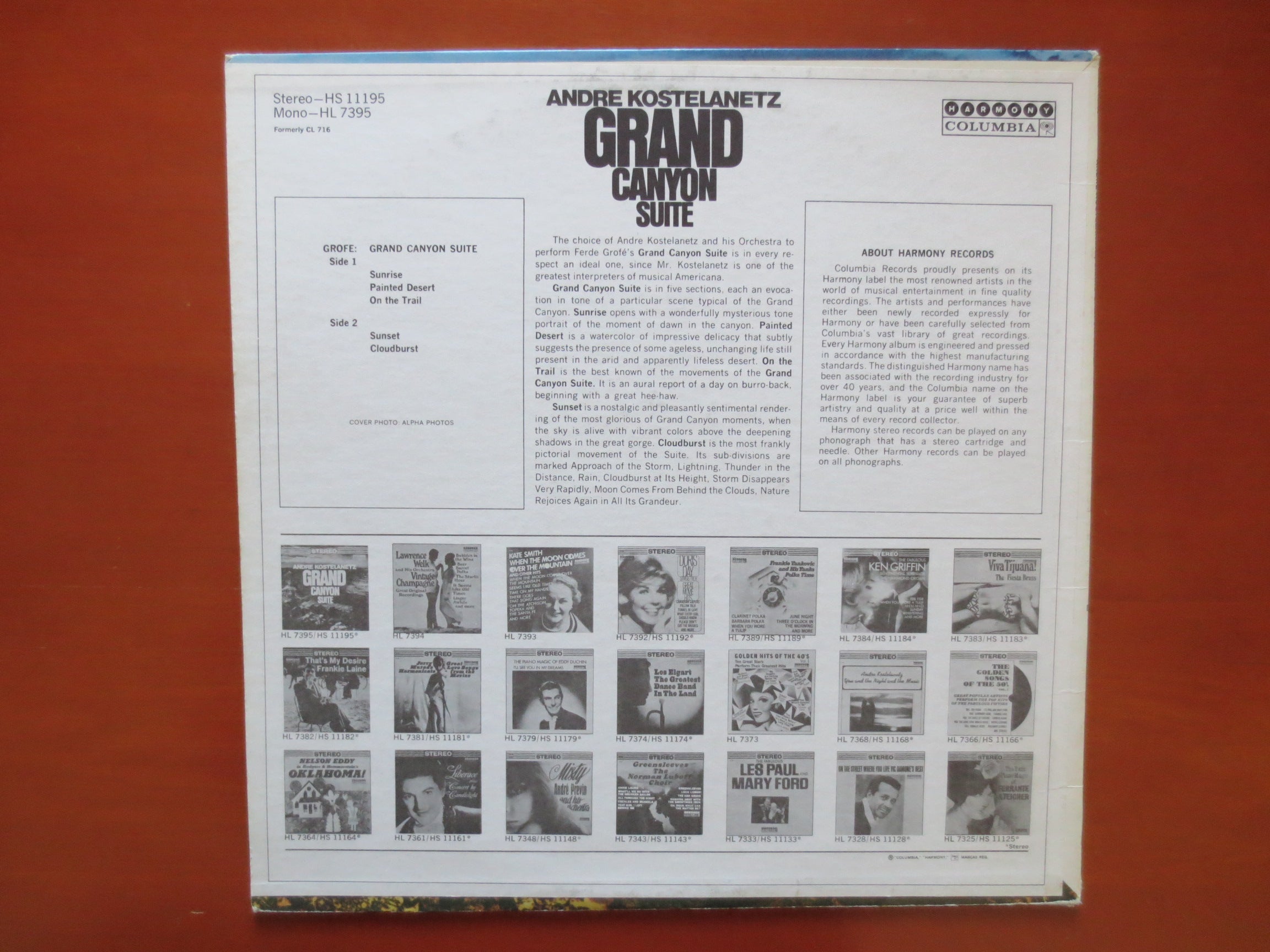 André Kostelanetz – Grand Canyon Suite (1966) Vinyl LP
