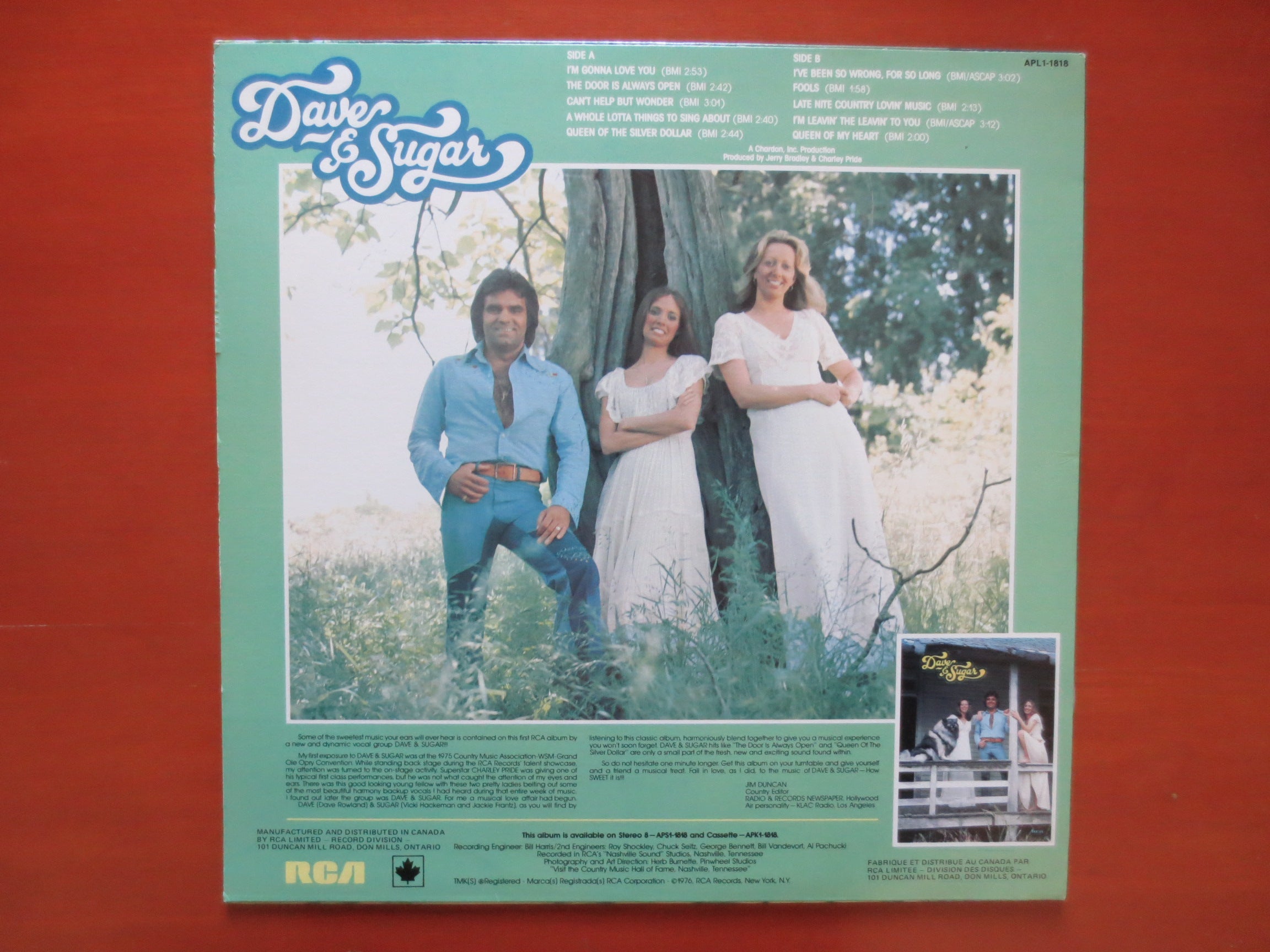 Dave Rowland & Sugar – Dave Rowland & Sugar (1976) Vinyl LP