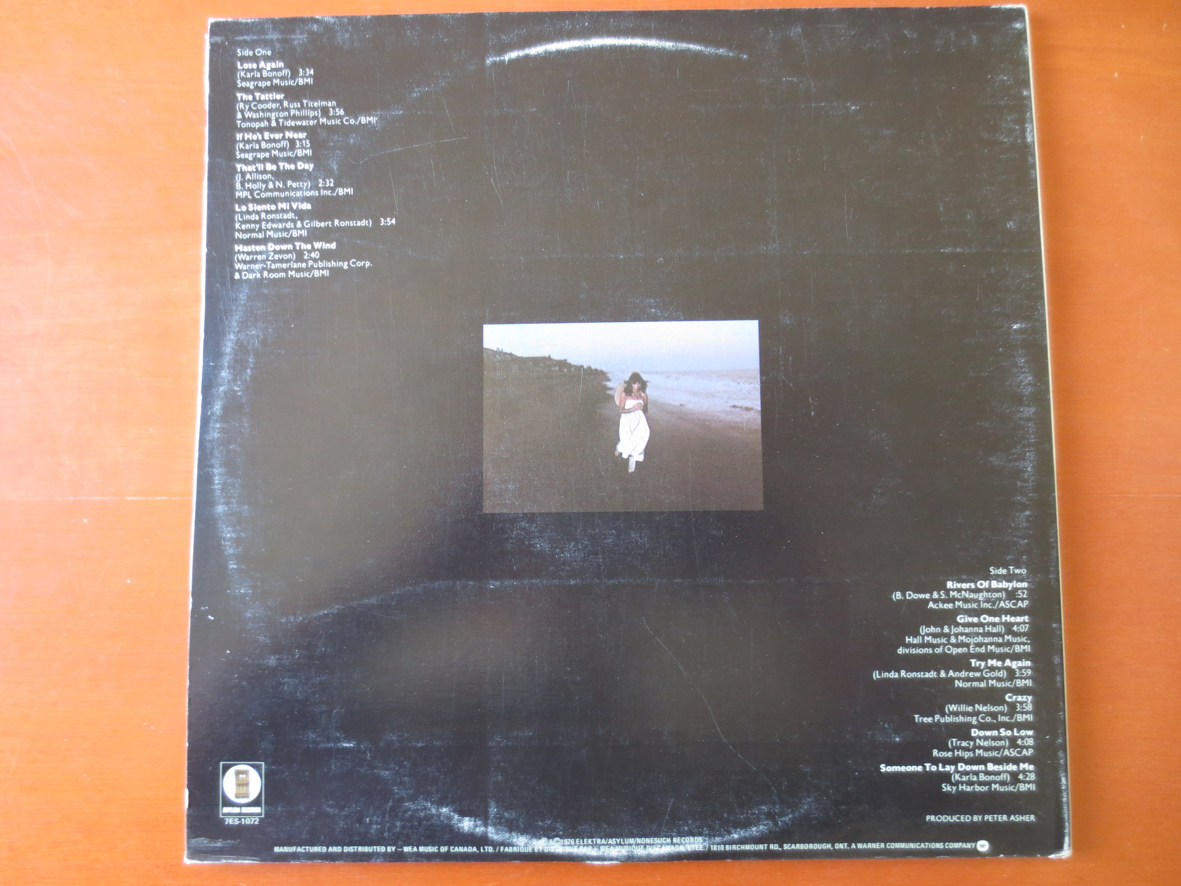 Linda Ronstadt – Hasten Down the Wind (1976) Vinyl LP