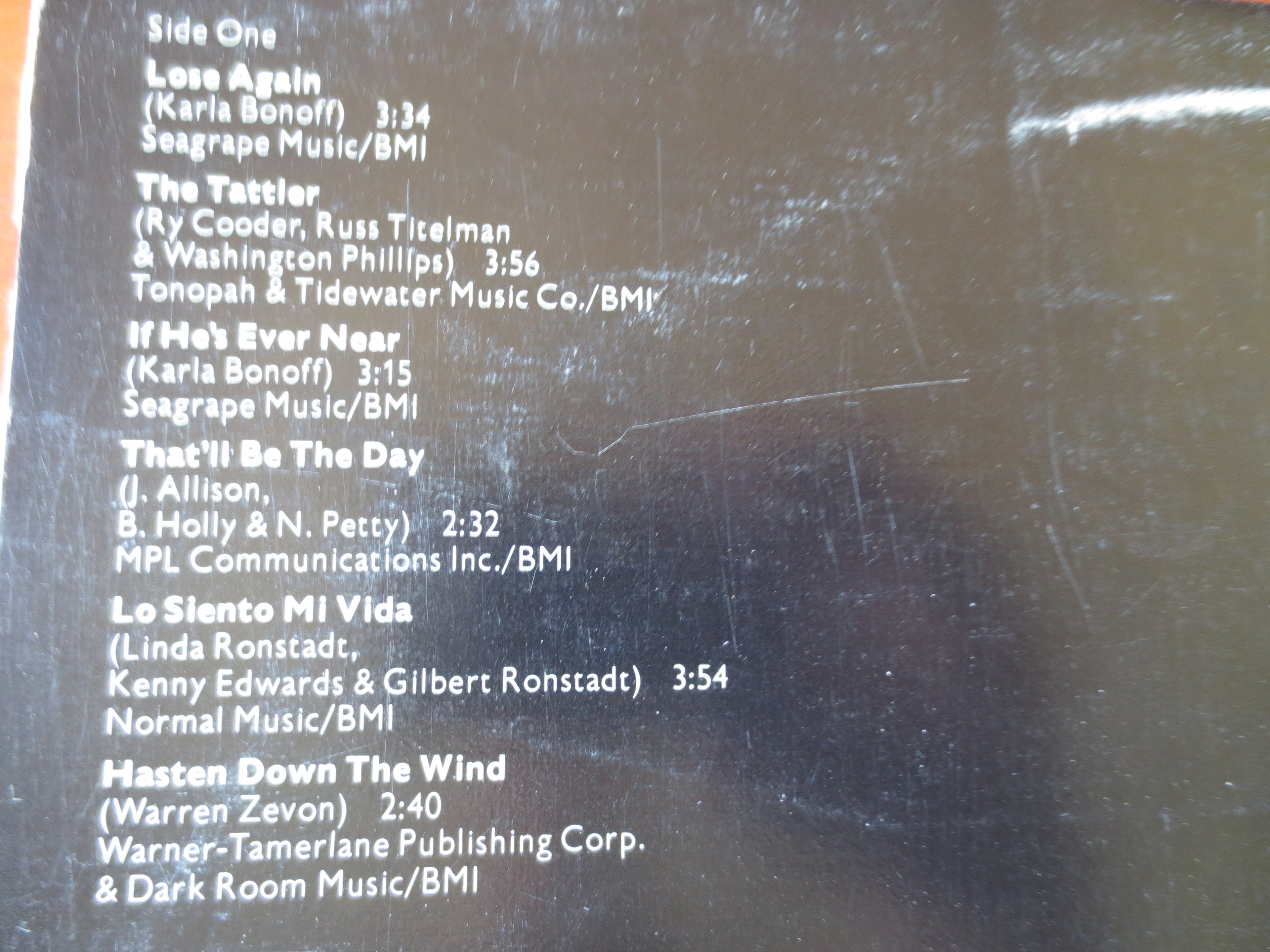 Linda Ronstadt – Hasten Down the Wind (1976) Vinyl LP