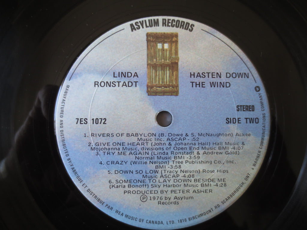 Linda Ronstadt – Hasten Down the Wind (1976) Vinyl LP