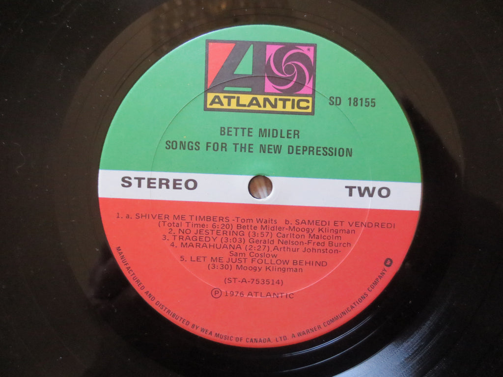 Bette Midler – Songs for the New Depression (1976) [Vinyl LP]