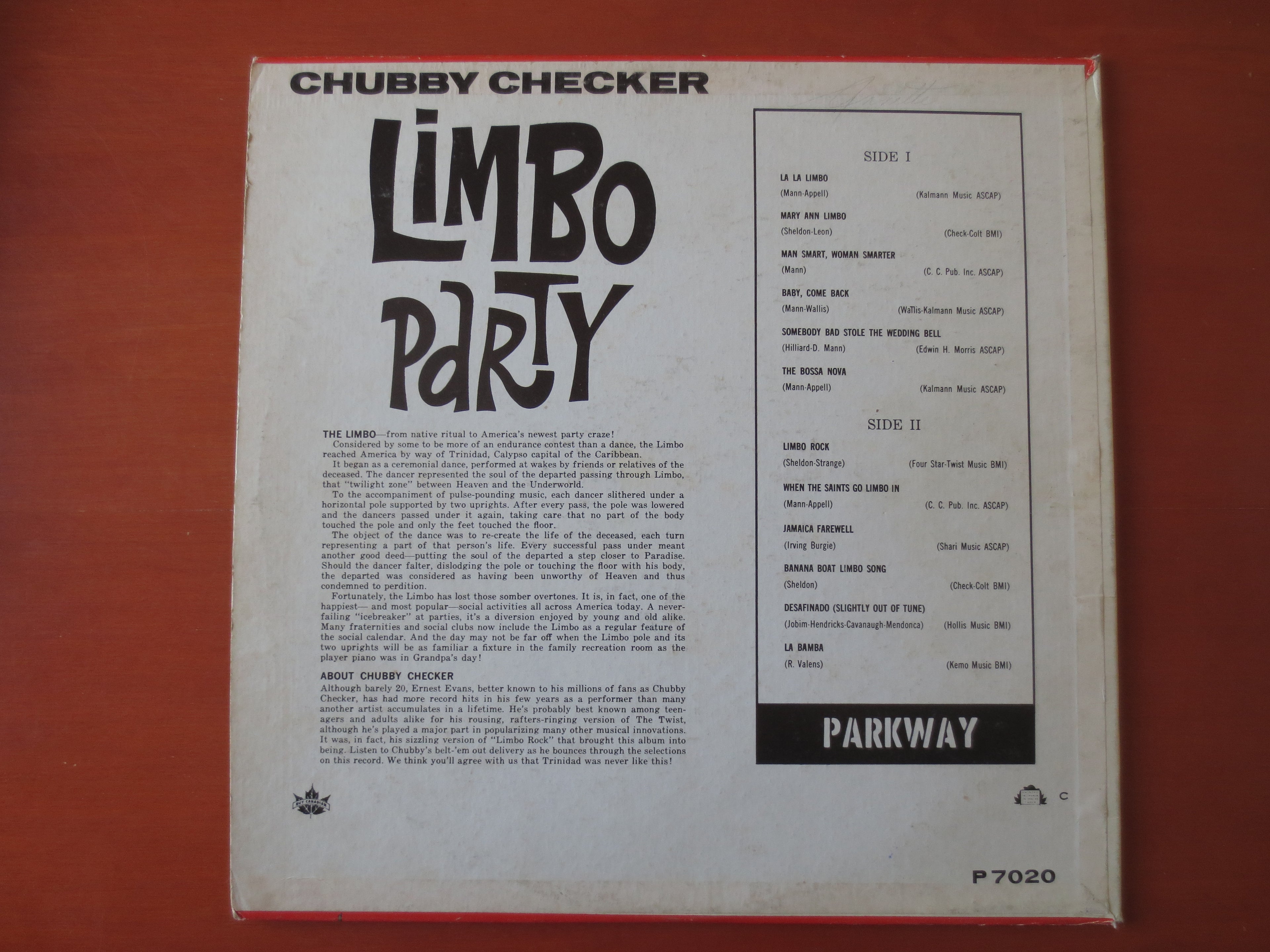 Chubby Checker – Limbo Party (1961) Vinyl LP