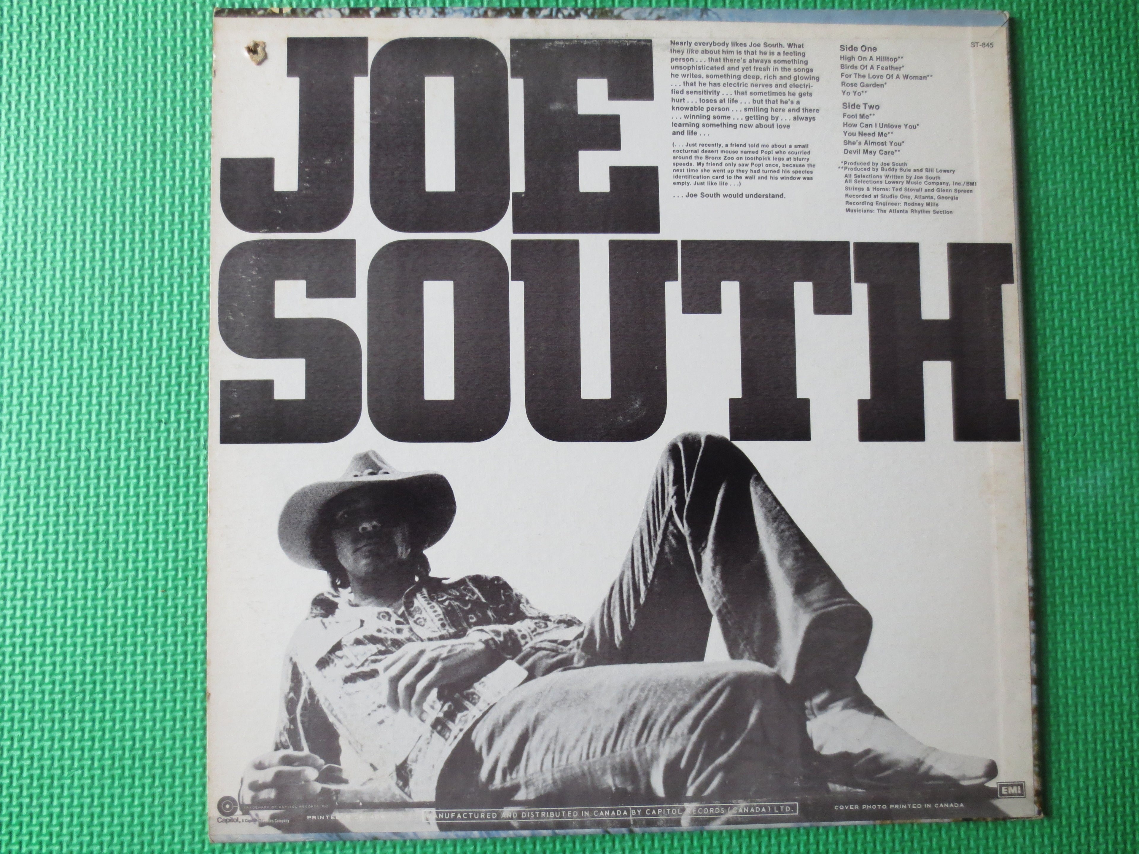 Joe South – Joe South (1971) Vinyl LP