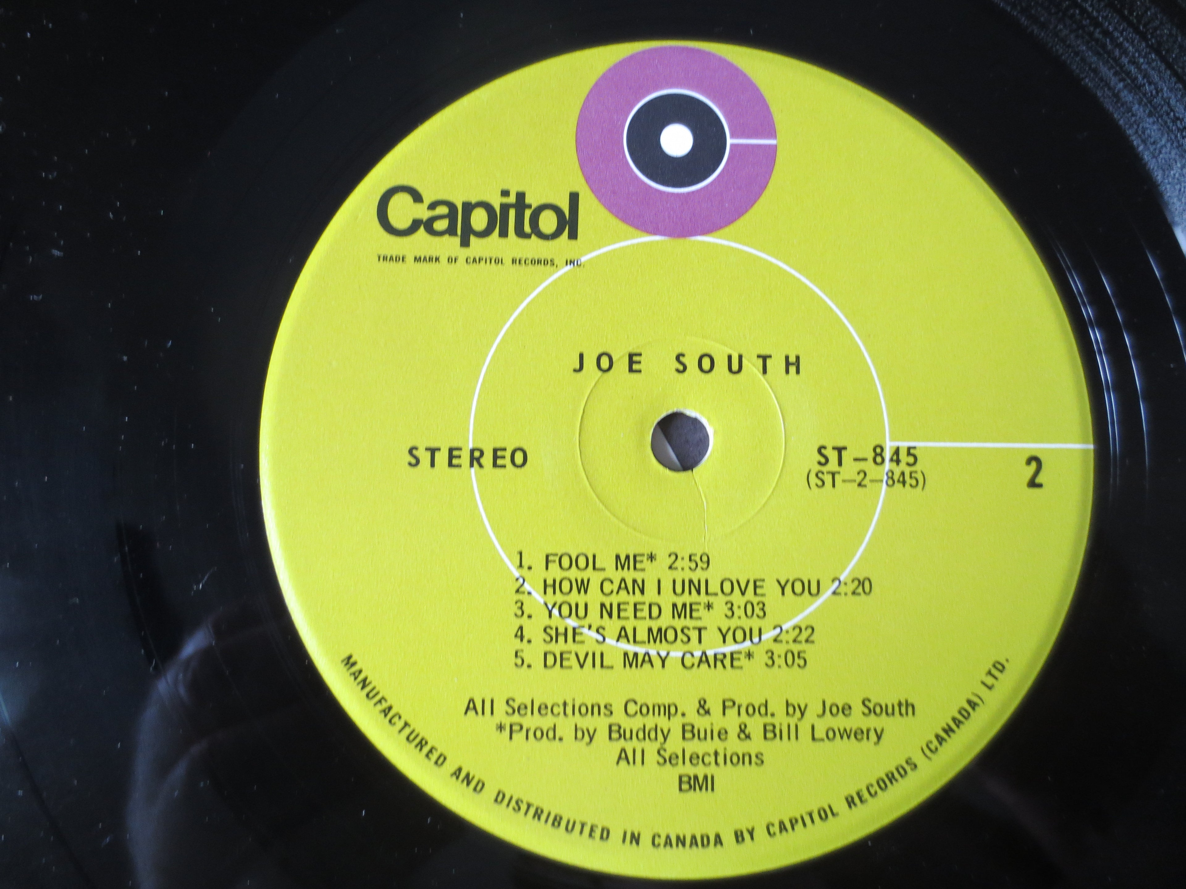Joe South – Joe South (1971) Vinyl LP