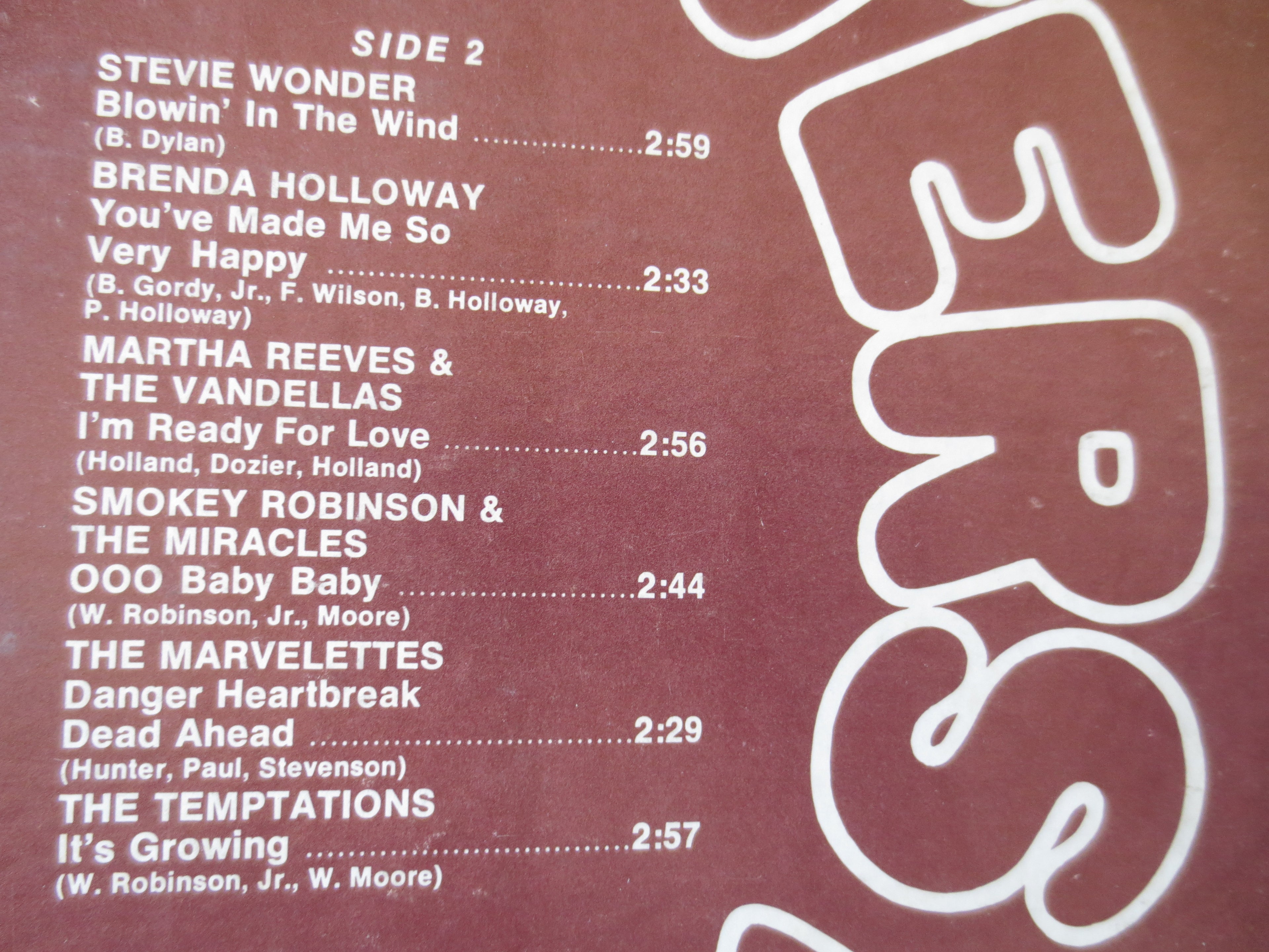 Motown Chartbusters Vol. 1 (1970) Vinyl LP