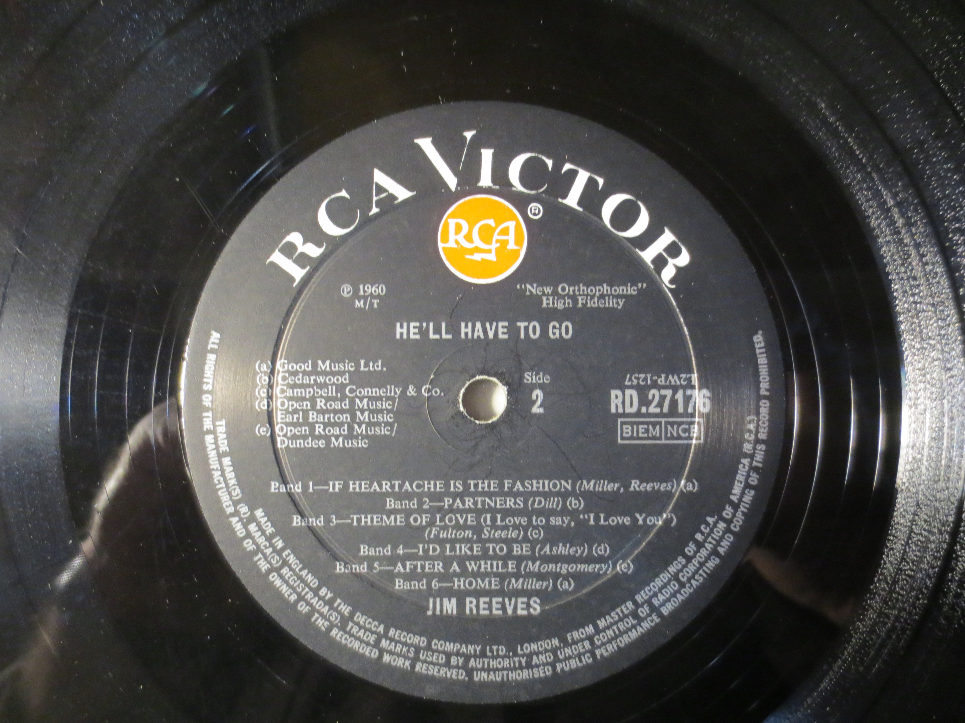 Jim Reeves – He'll Have to Go (1960) Vinyl LP