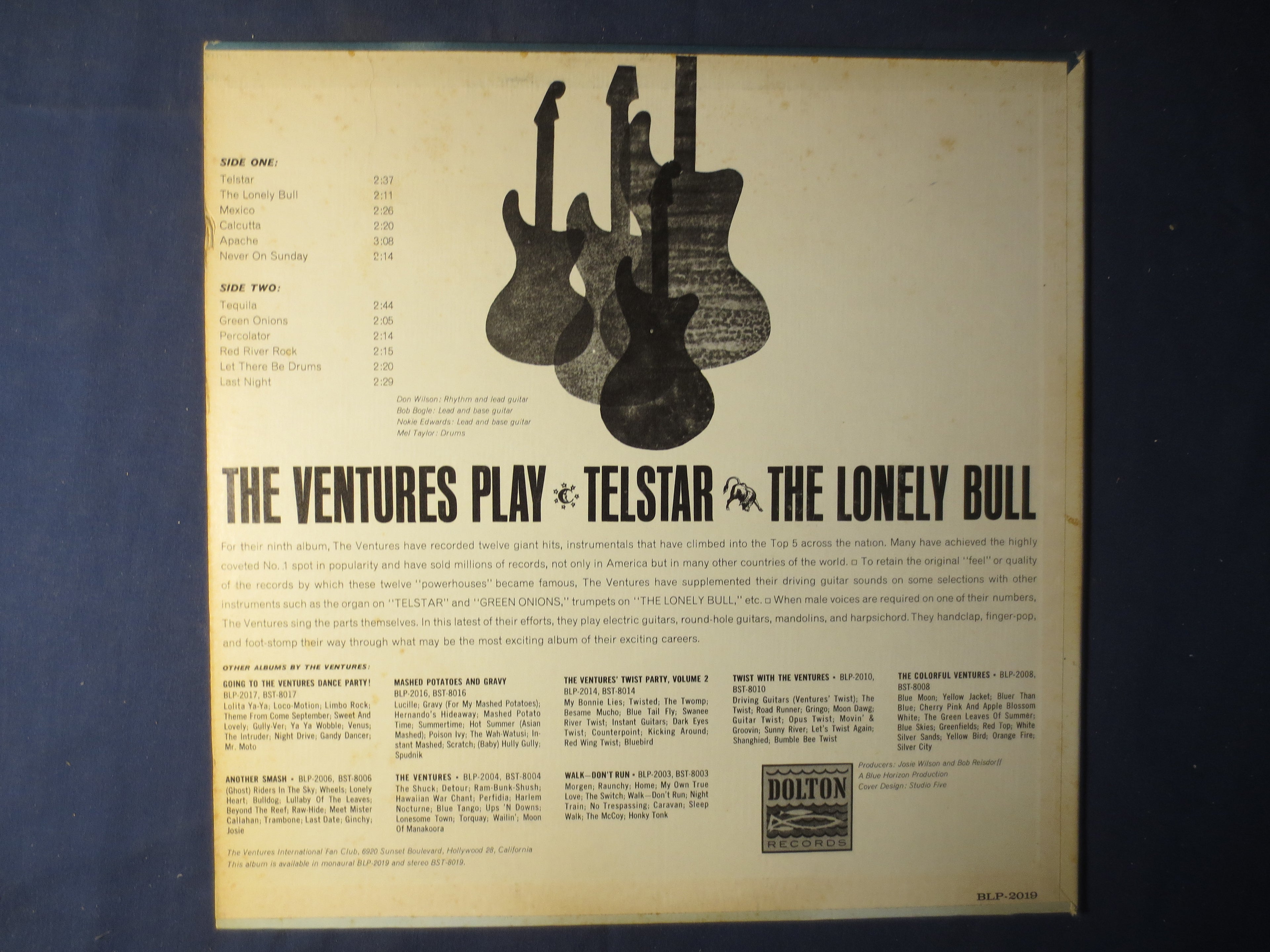 The Ventures – Play Telstar (1963) Vinyl LP