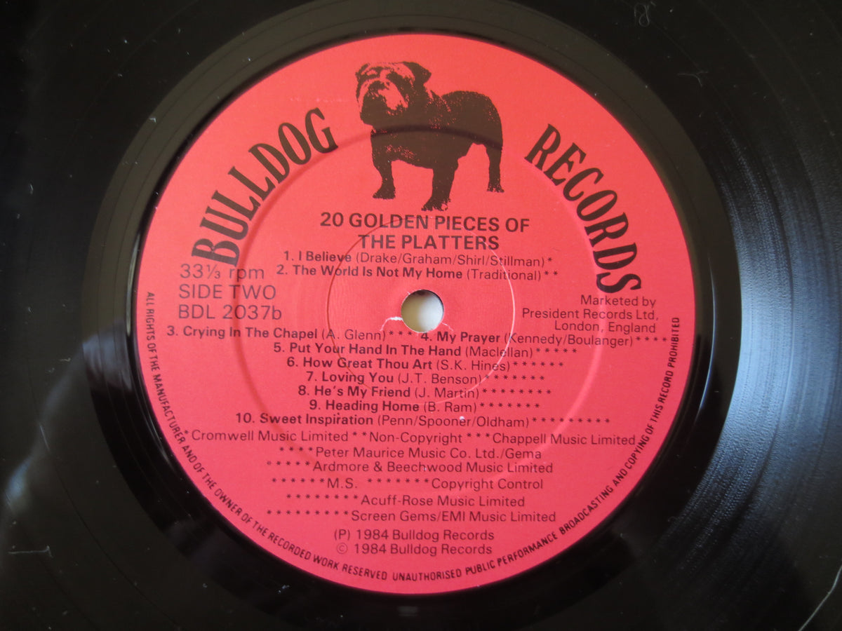 The Platters – 20 Golden Hits (1984) Vinyl LP