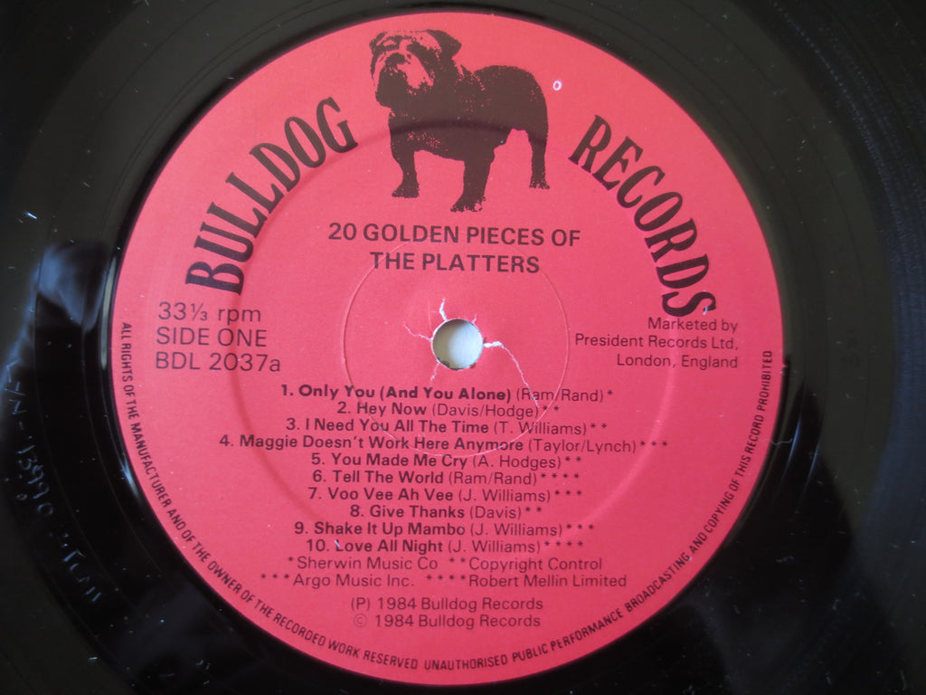 The Platters – 20 Golden Hits (1984) Vinyl LP