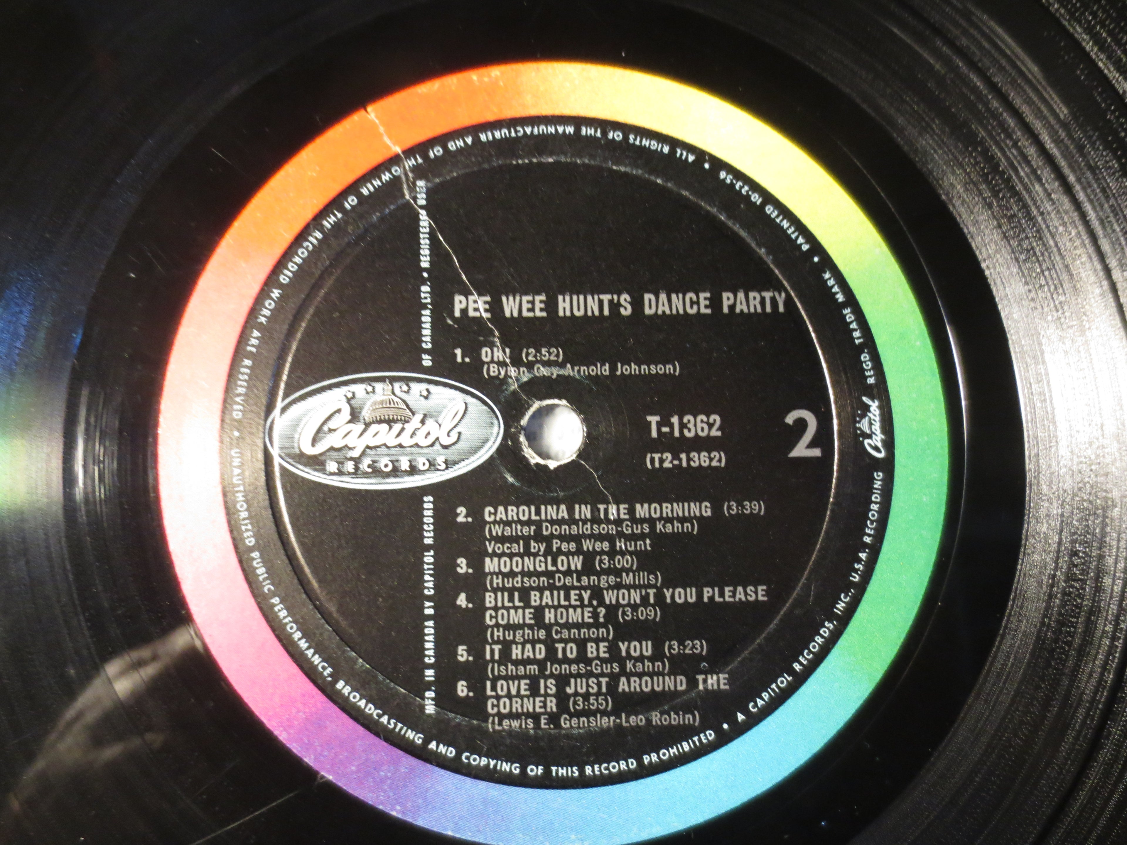 Pee Wee Hunt – Dance Party (1960) Vinyl LP