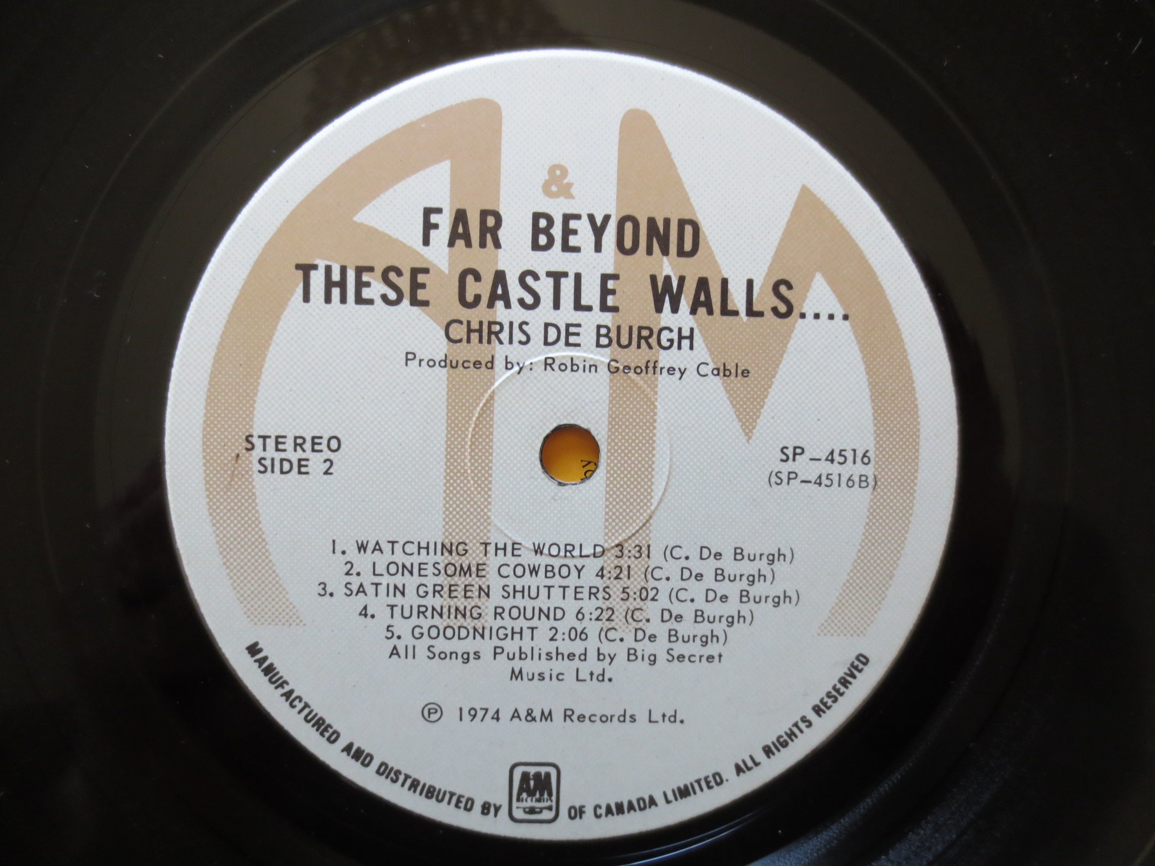 Chris de Burgh – Far Beyond These Castle Walls (1974) Vinyl LP