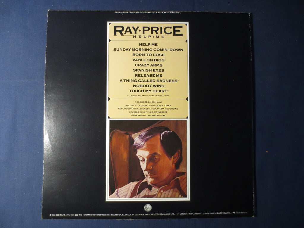 Ray Price – Help Me (1977) Vinyl LP